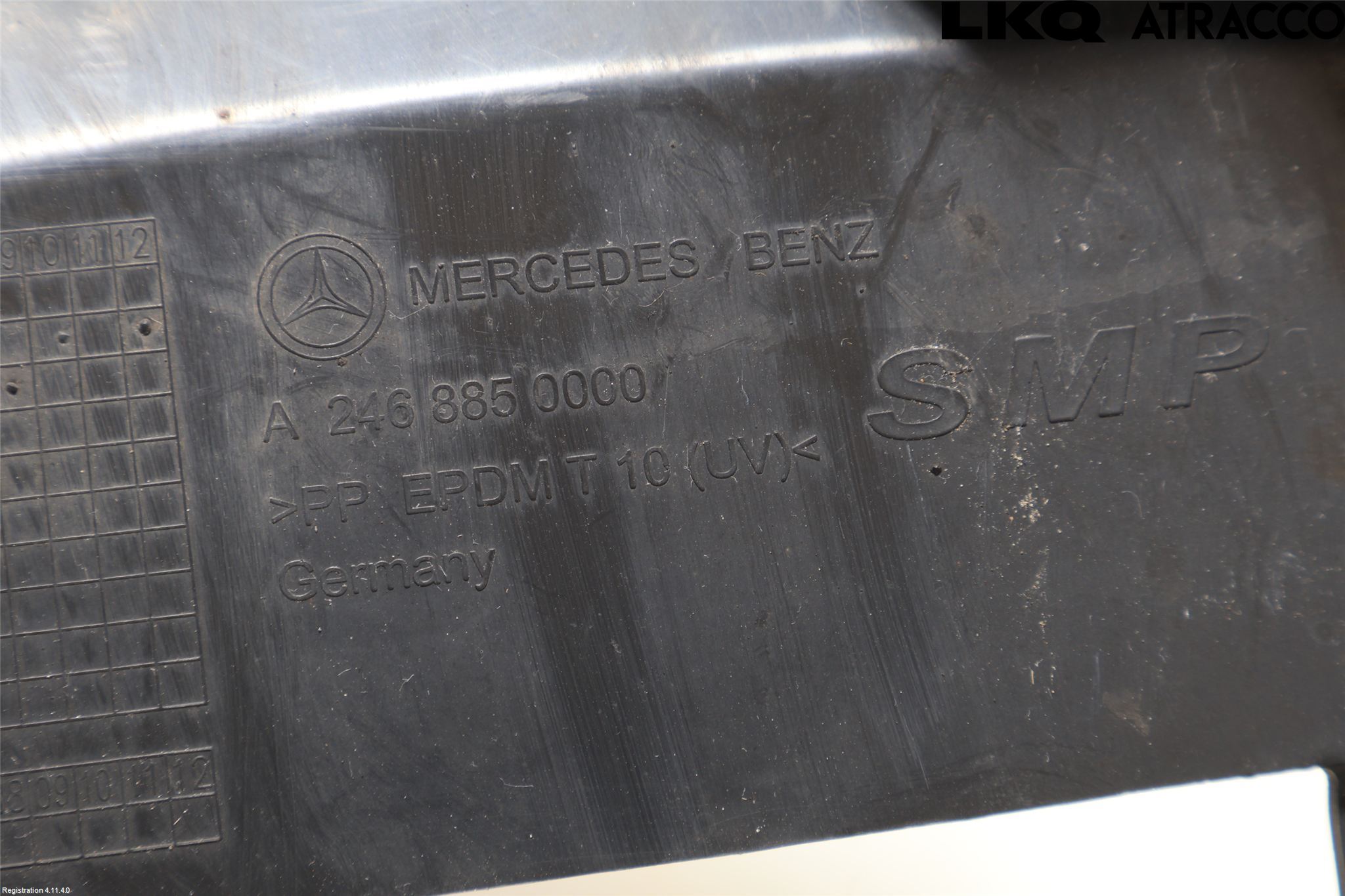 Mercedes-Benz MB B-KLASS (W246/W242) 12-19 Deflektor Plåt-Plast Kylning
