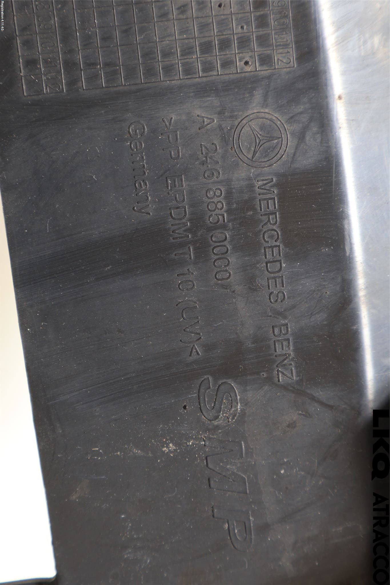Mercedes-Benz MB B-KLASS (W246/W242) 12-19 Deflektor Plåt-Plast Kylning