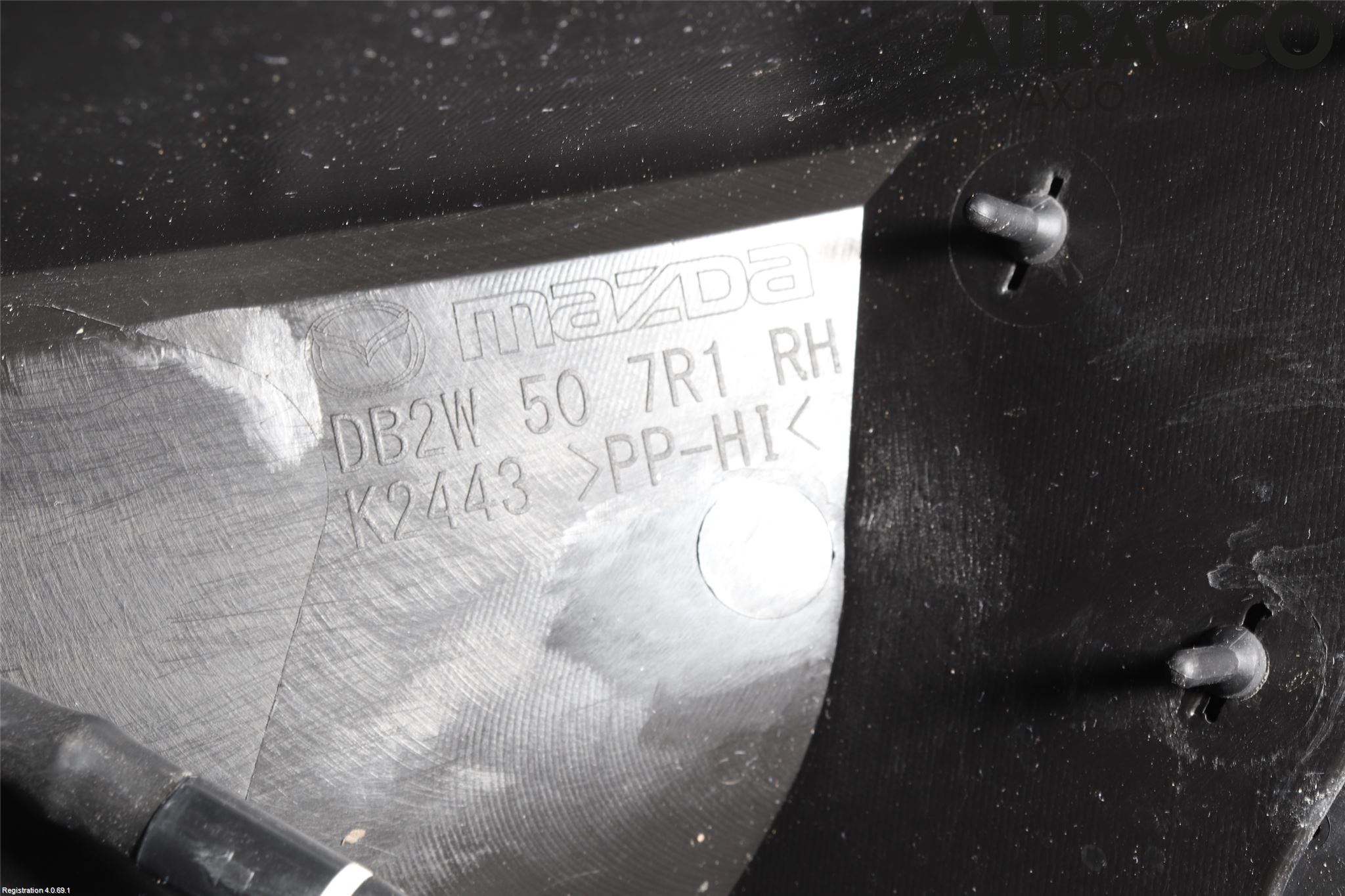 Mazda CX-3 Torpedplåt-Torpedplast