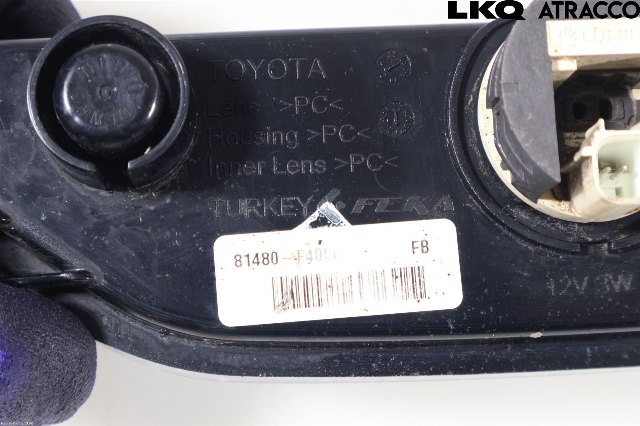 Toyota C-HR 16-23 Dimljus/Reflex Bak