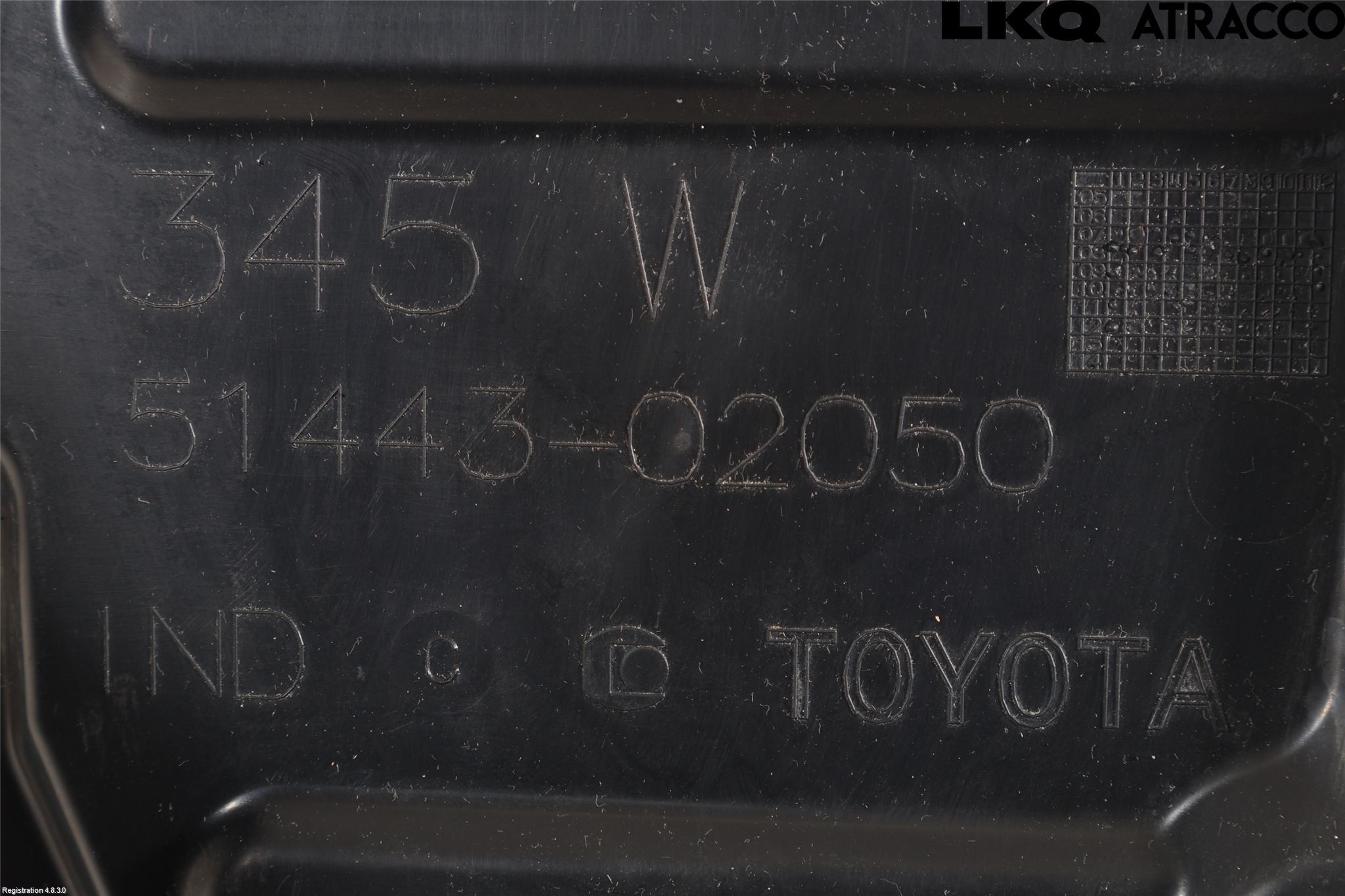 Toyota AVENSIS 09-15 Hasplåt Plåt-Plast