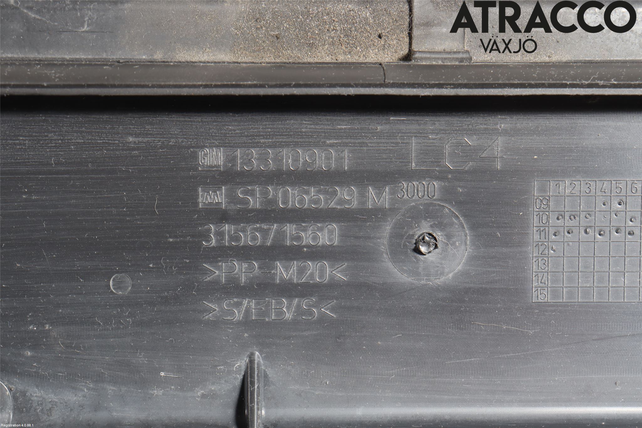 Opel ASTRA J 10-15 Deflektor Plåt-Plast Kylning