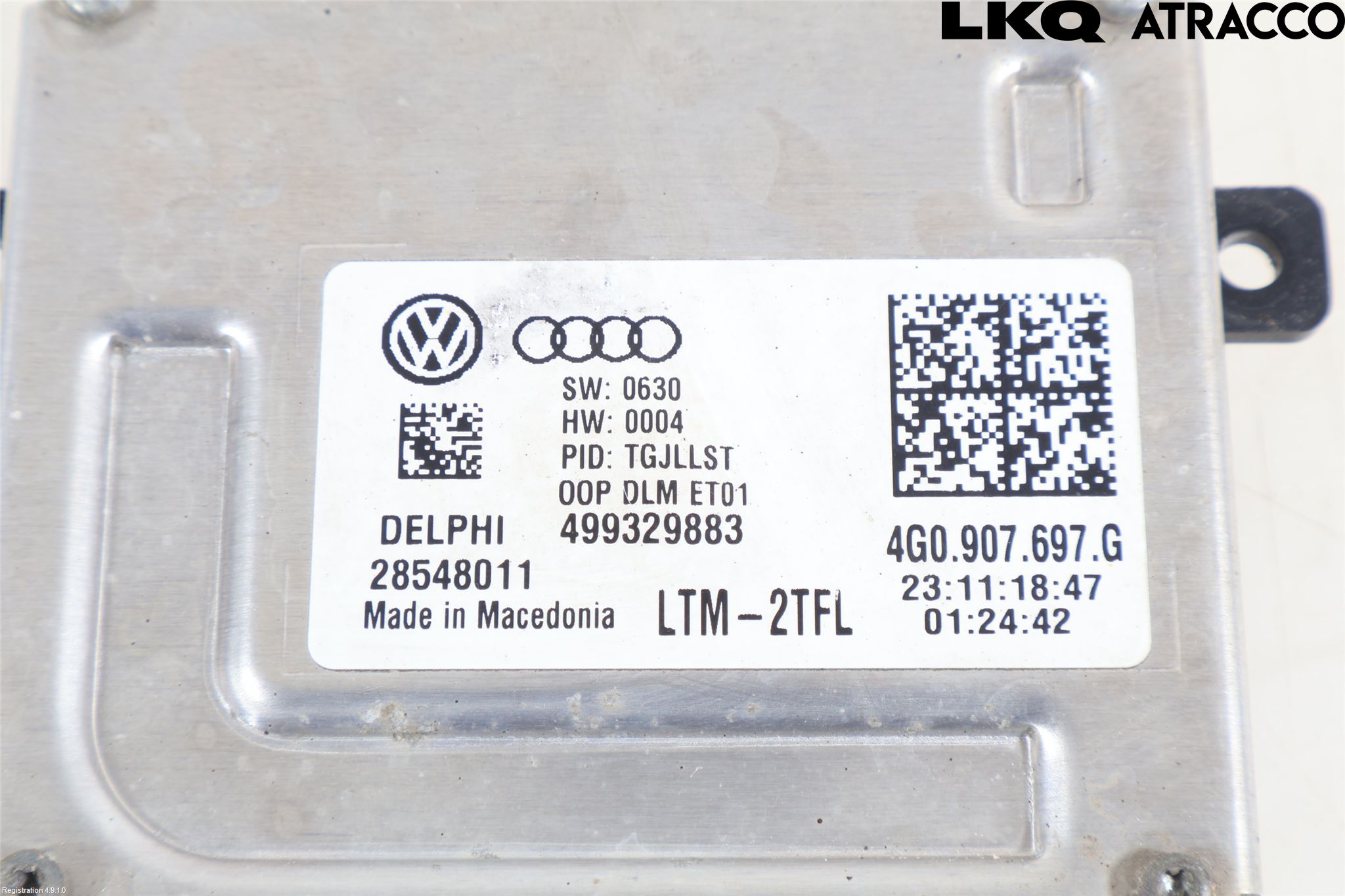 Volkswagen VW AMAROK 2H 10-22 Styrenhet Strålkastare