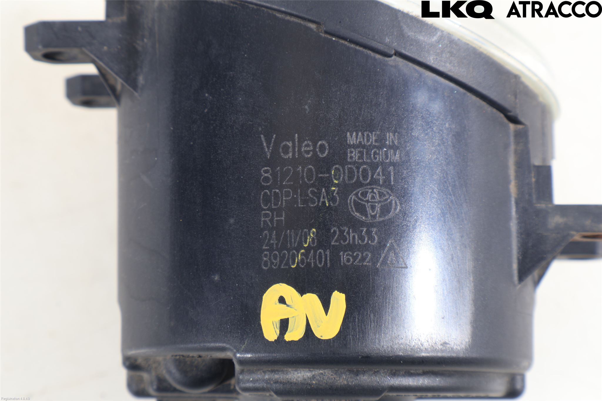 Toyota AVENSIS 09-15 Dimljus-Varselljus Fram