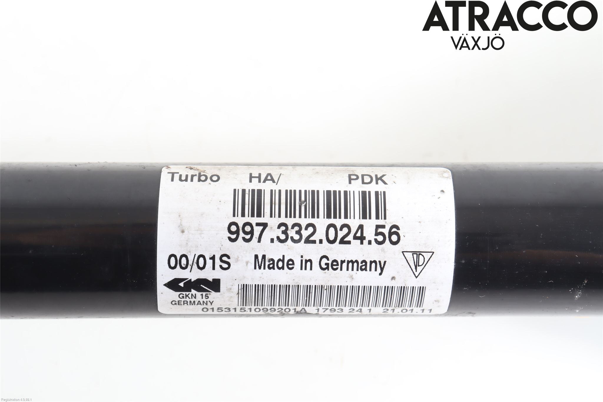 Porsche 911 (997) 05-12 Drivaxel Bak Vänster