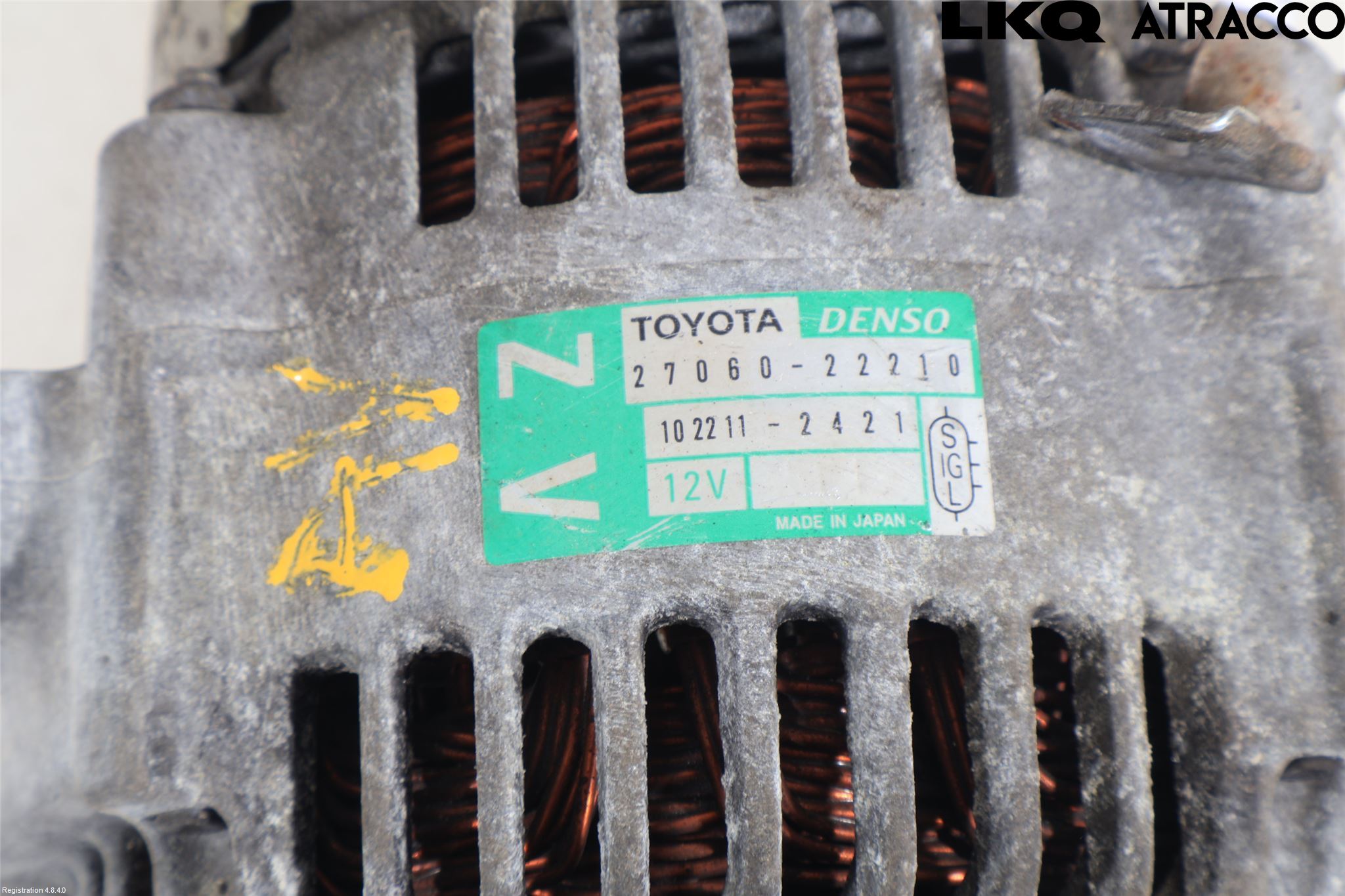 Toyota COROLLA 02-07 Generator
