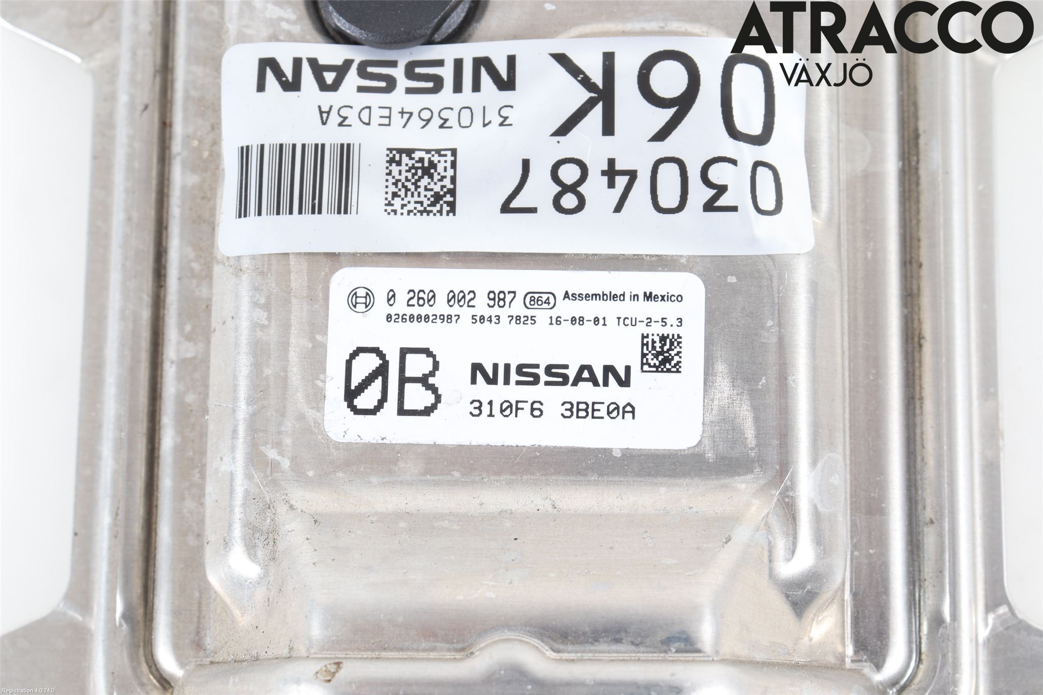 Nissan QASHQAI 14-17 Styrenhet Växellåda