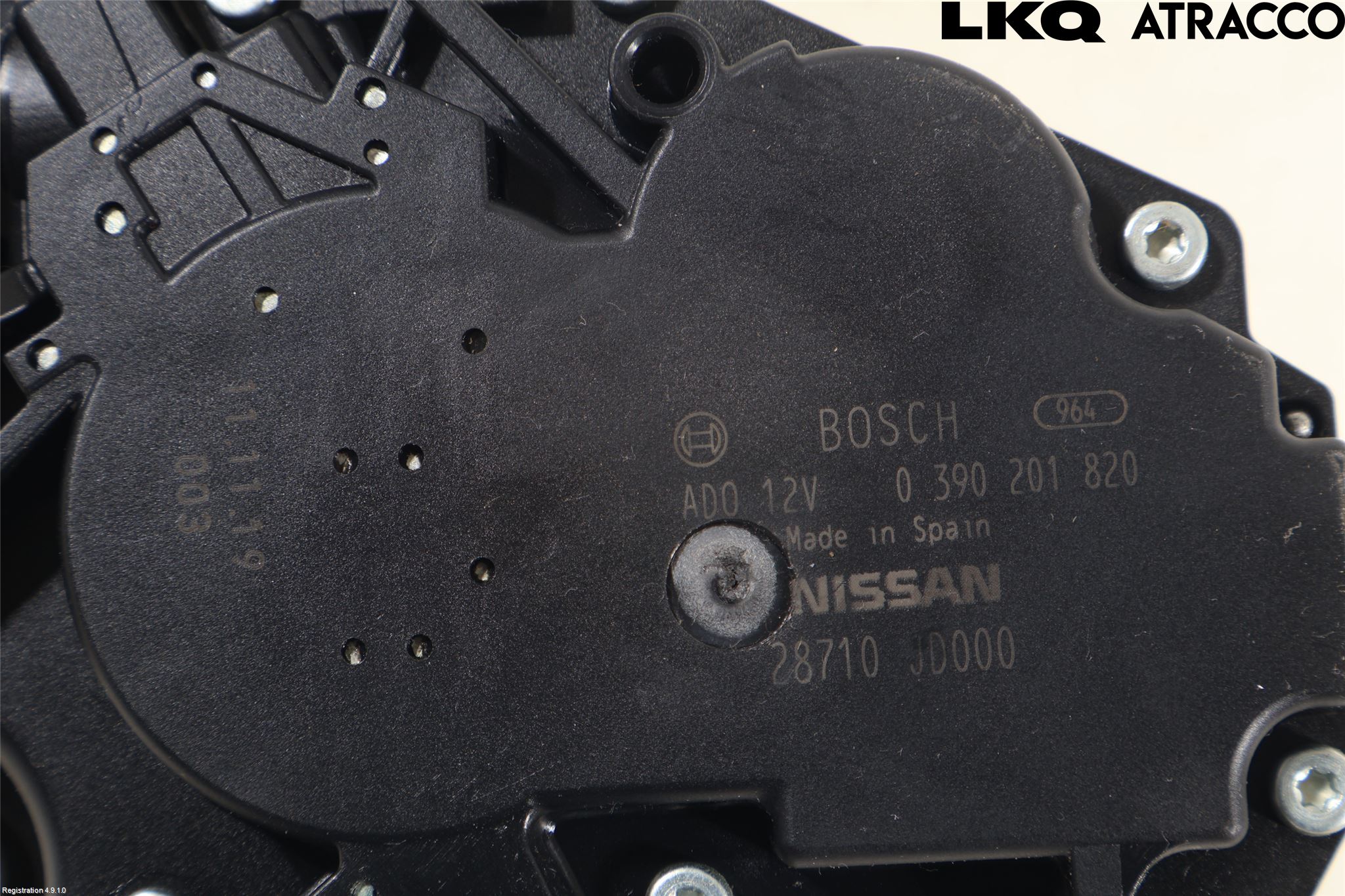 Nissan QASHQAI+2  10-14 Torkarmotor Baklucka