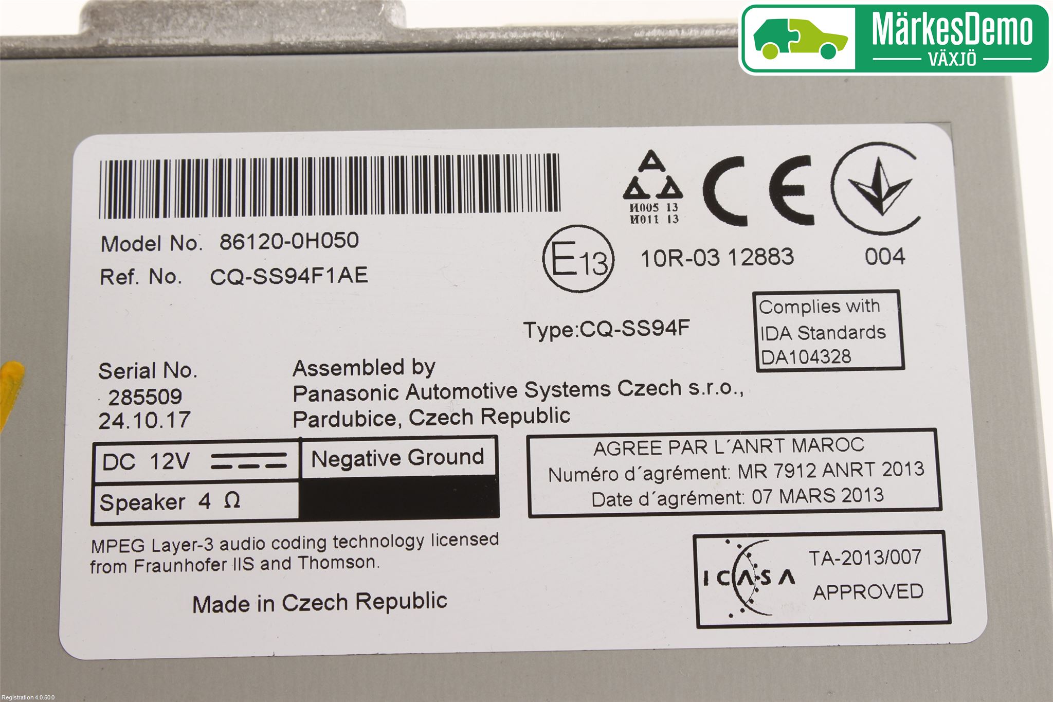 Toyota AYGO 15-21 Cd Radio - Multimediapanel