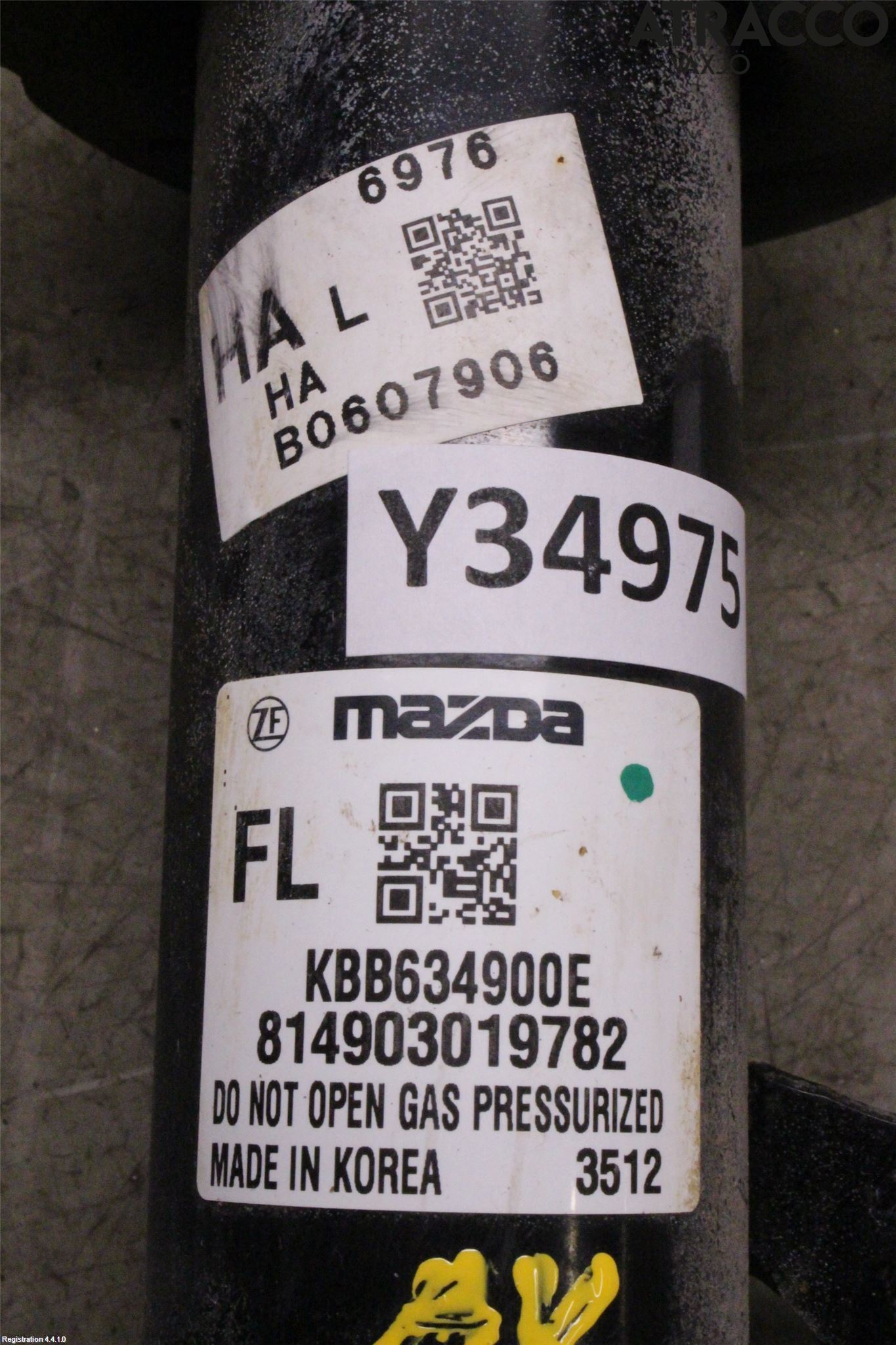 Mazda CX-60 22- Fjäderben Fram Vänster