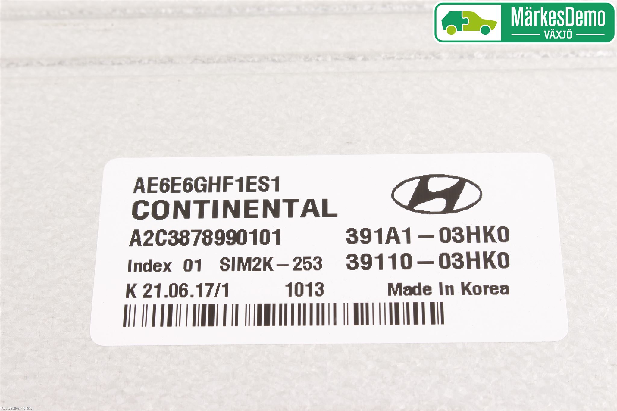 Hyundai IONIQ AE 17-22 Styrenhet Insprut Bensin