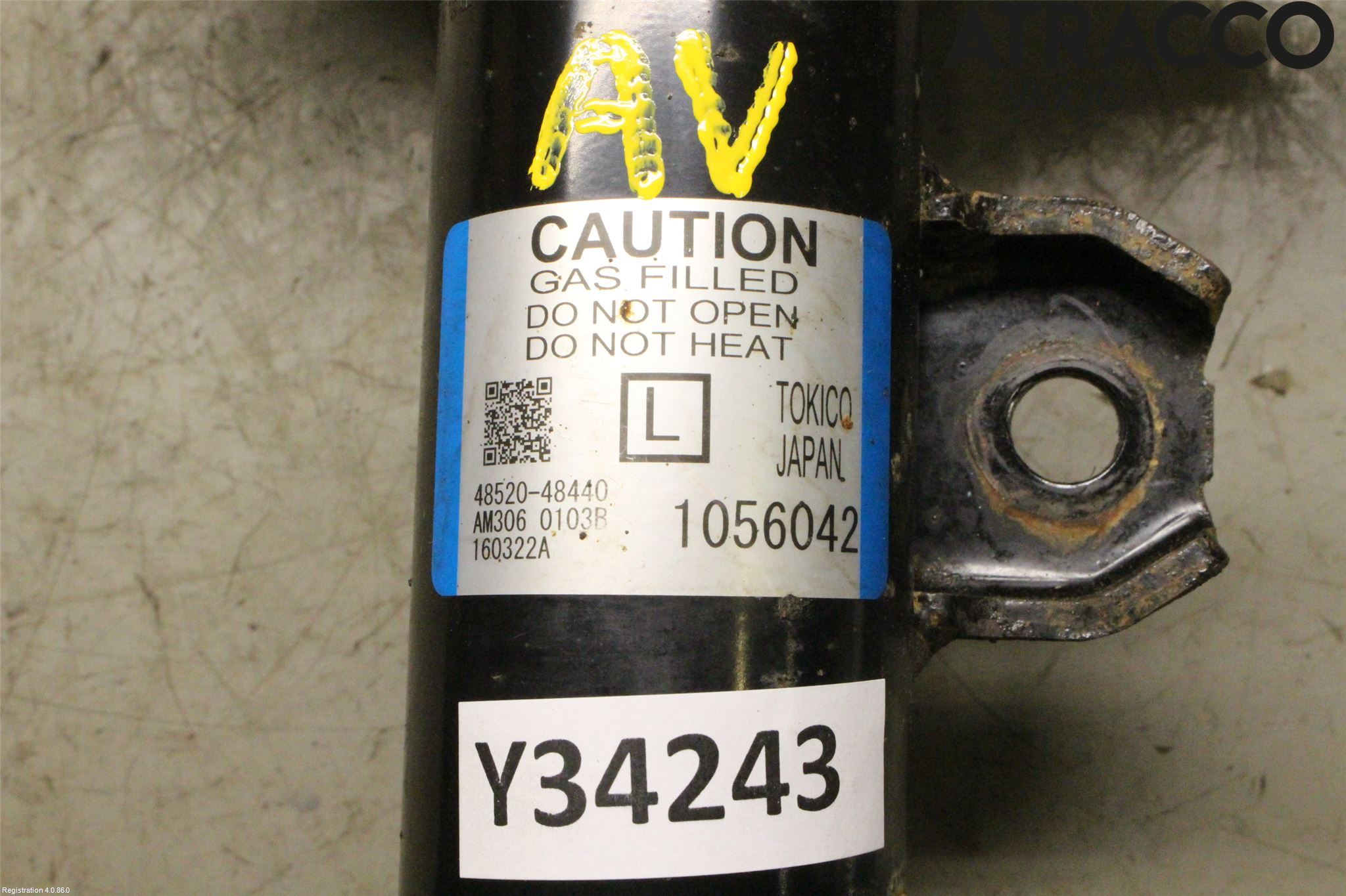 Lexus RX AL20 16-22 Fjäderben Fram Vänster