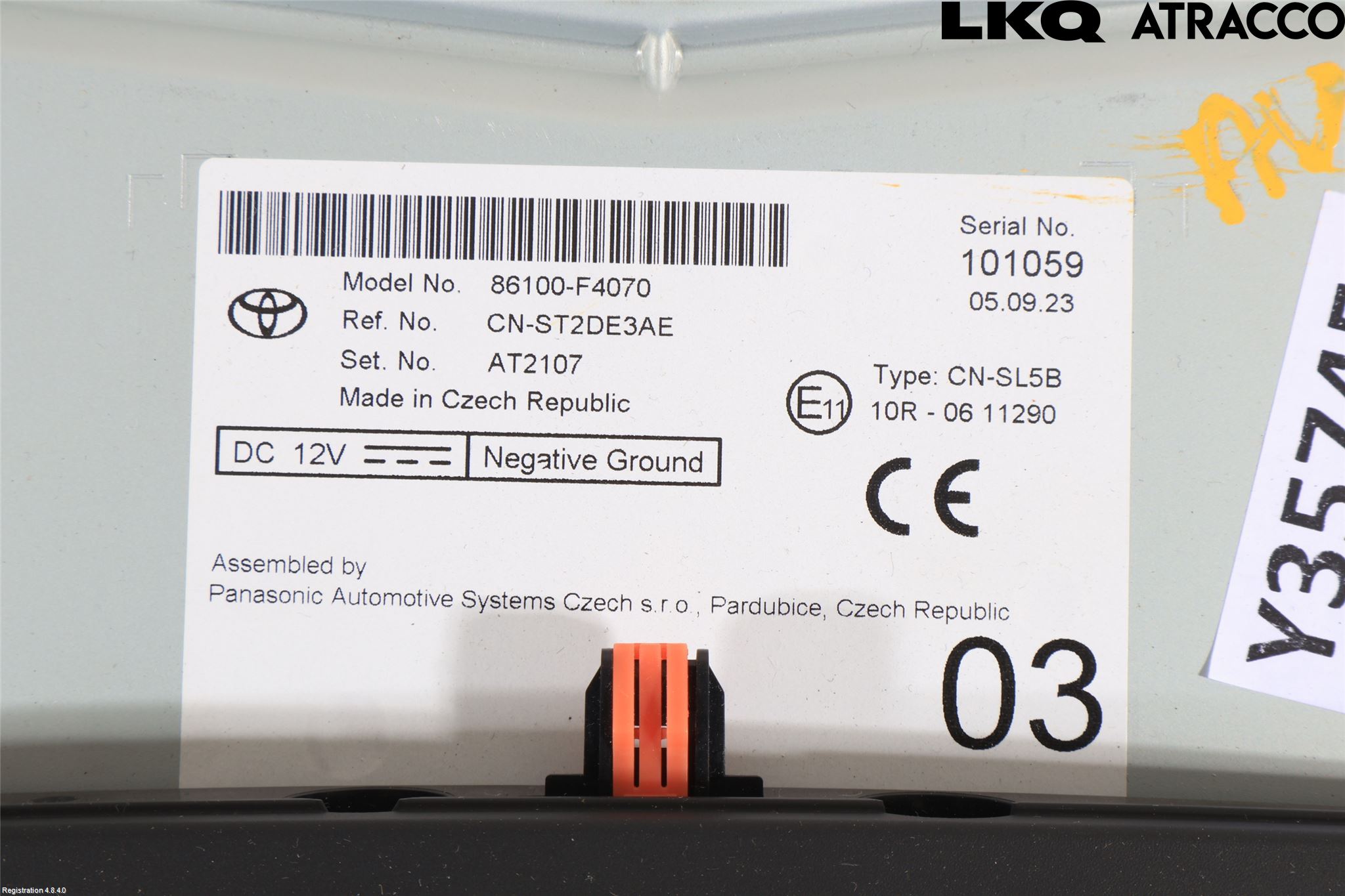 Toyota C-HR 24- Cd Radio - Multimediapanel