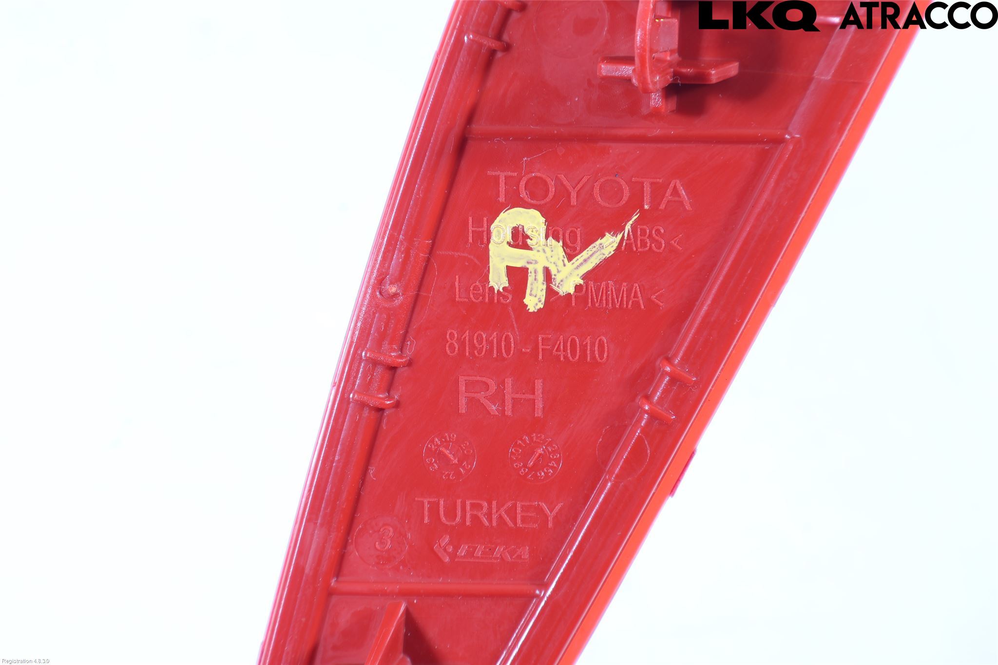 Toyota YARIS XP21 20- Dimljus/Reflex Bak