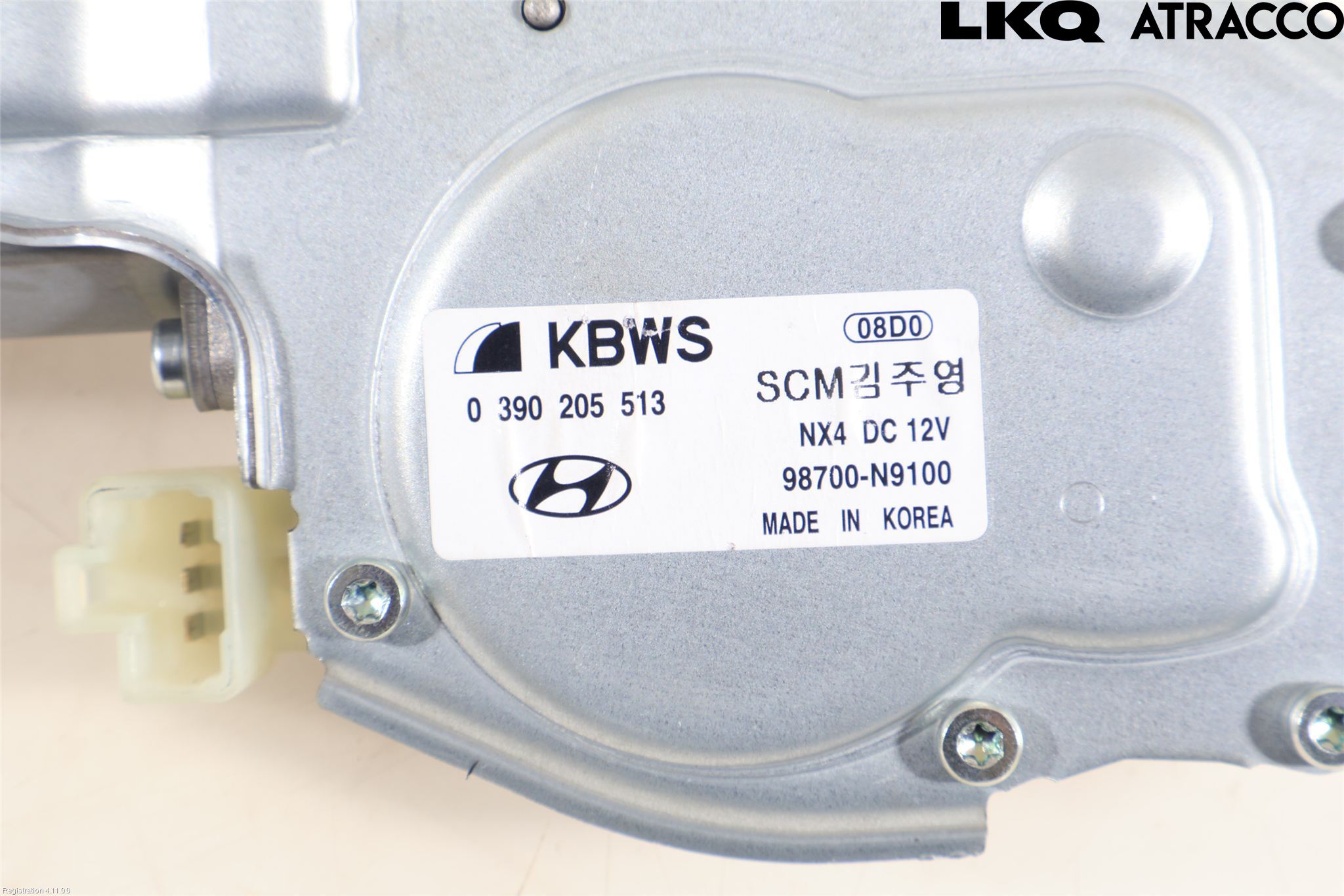 Hyundai TUCSON 05- Torkarmotor Baklucka