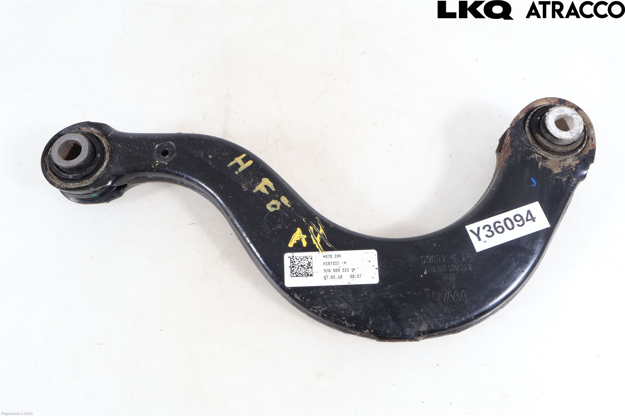 Volkswagen VW PASSAT 15-19 Bärarm Bak Övre Höger