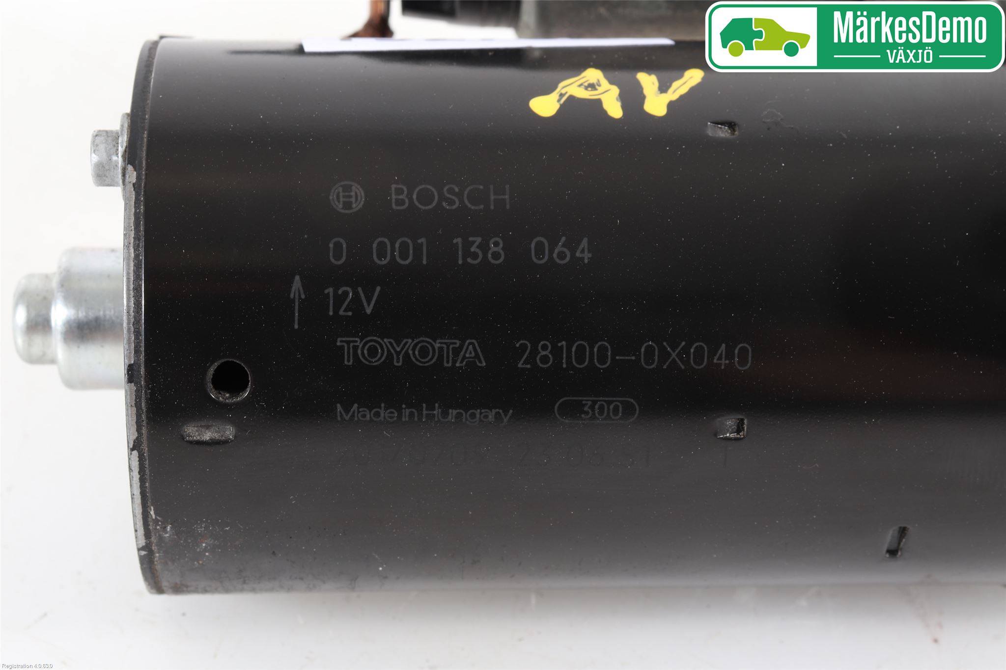 Toyota VERSO 09-18 Startmotor Diesel