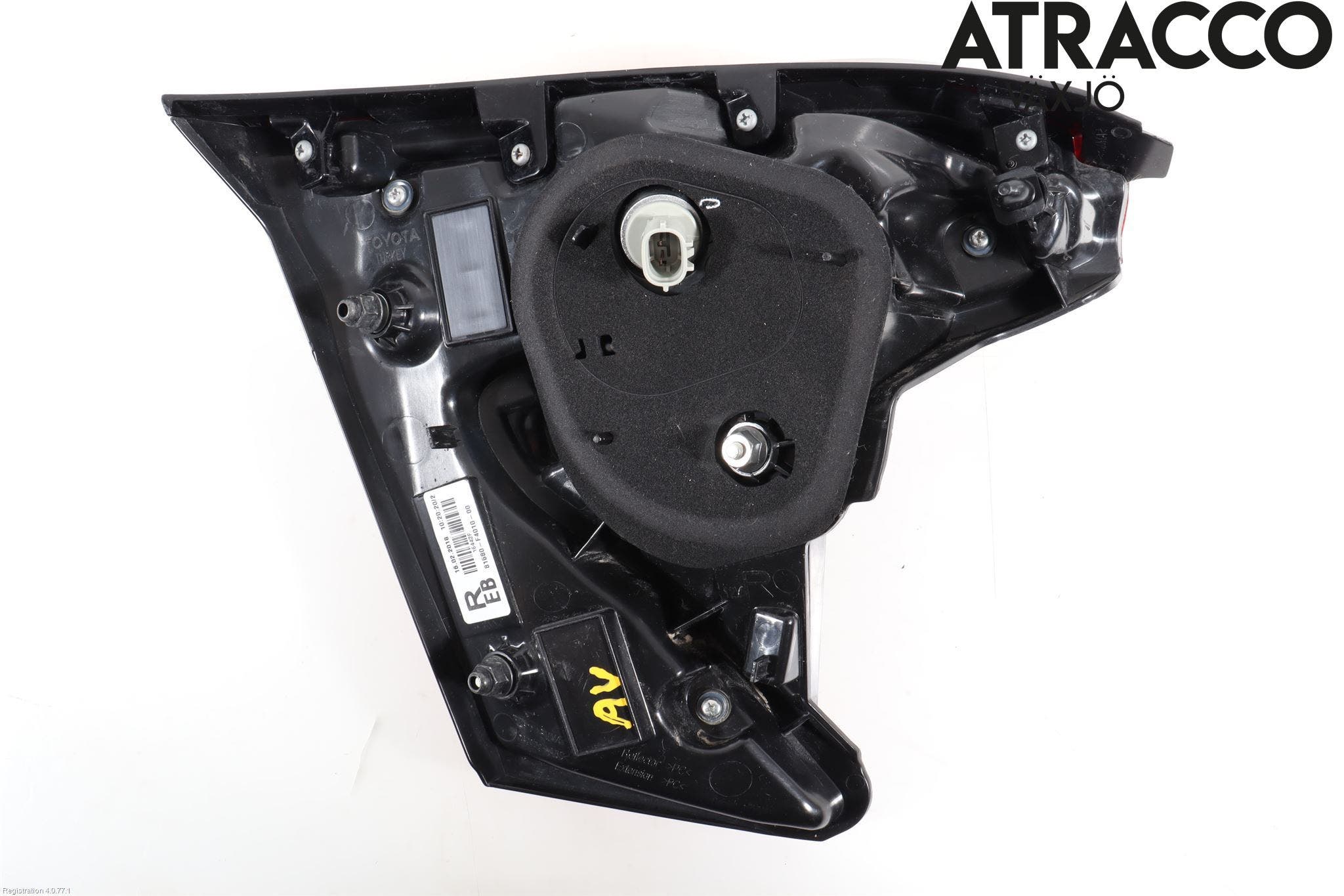 Toyota C-HR 16-23 Bakljus Lucka Hö