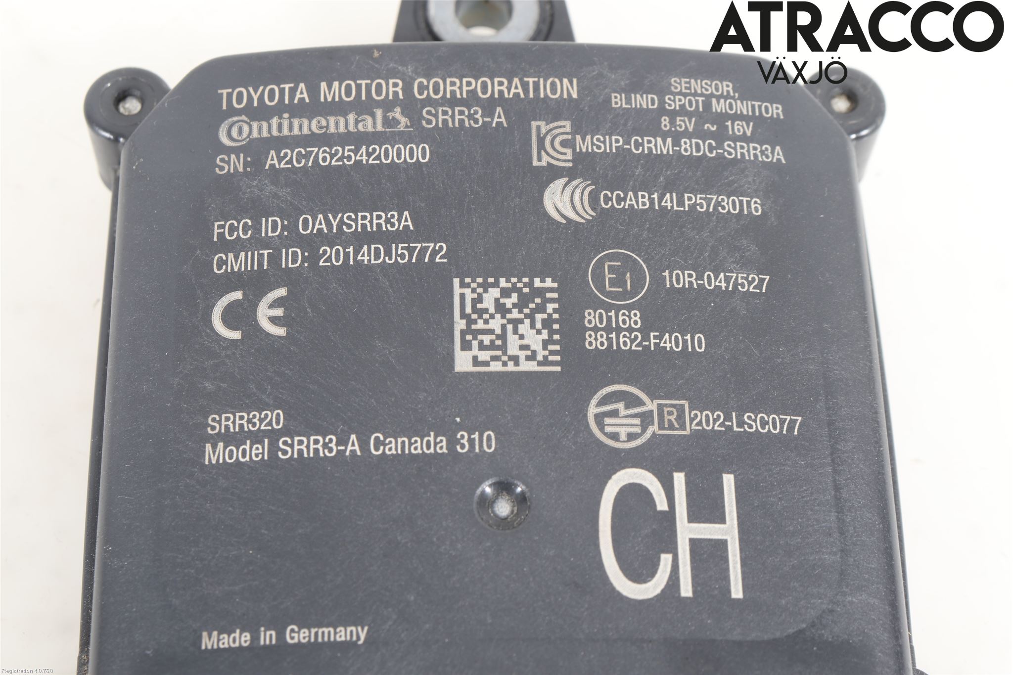 Toyota C-HR 16-23 Sensor Aktivt Kollisionsskydd