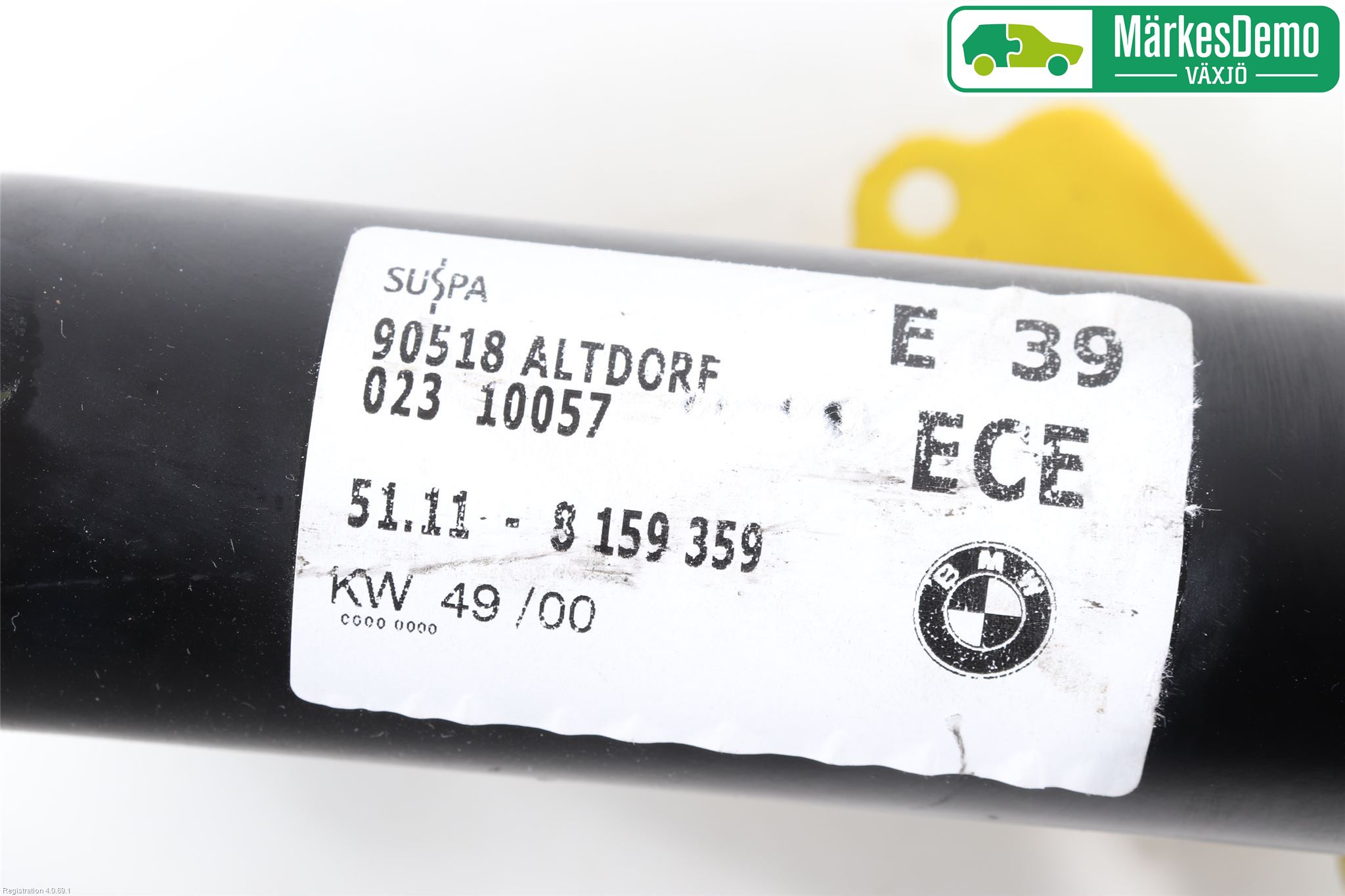 BMW 5 E39 95-04 Stötfångarbärjärn Fram