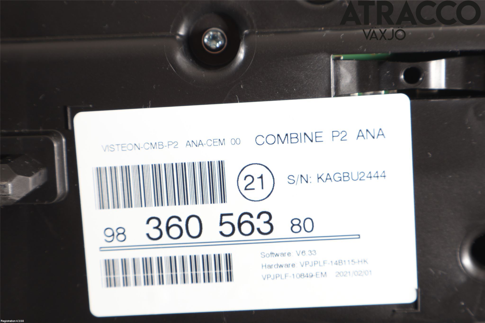 Peugeot 2008/E-2008 20- Instrument Komb