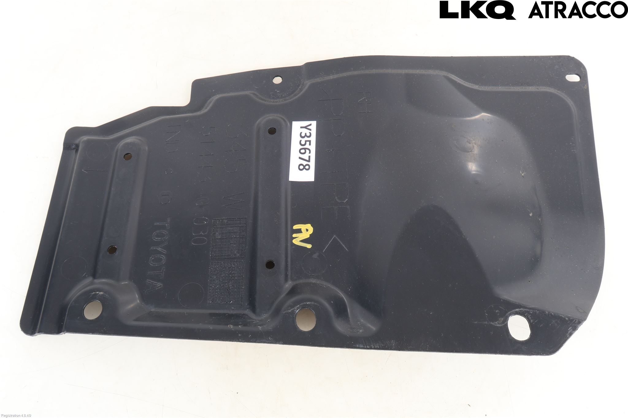 Toyota AURIS 13-19 Hasplåt Plåt-Plast