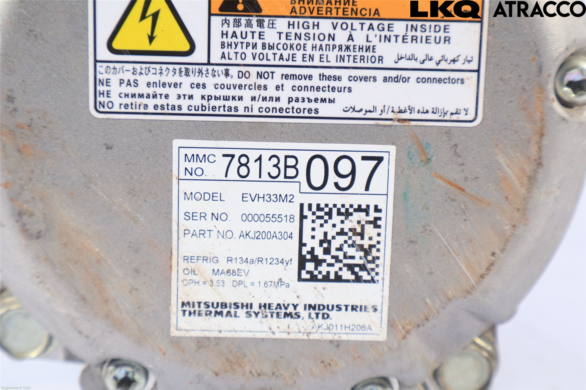 Mitsubishi OUTLANDER 13-21 Ac Kompressor