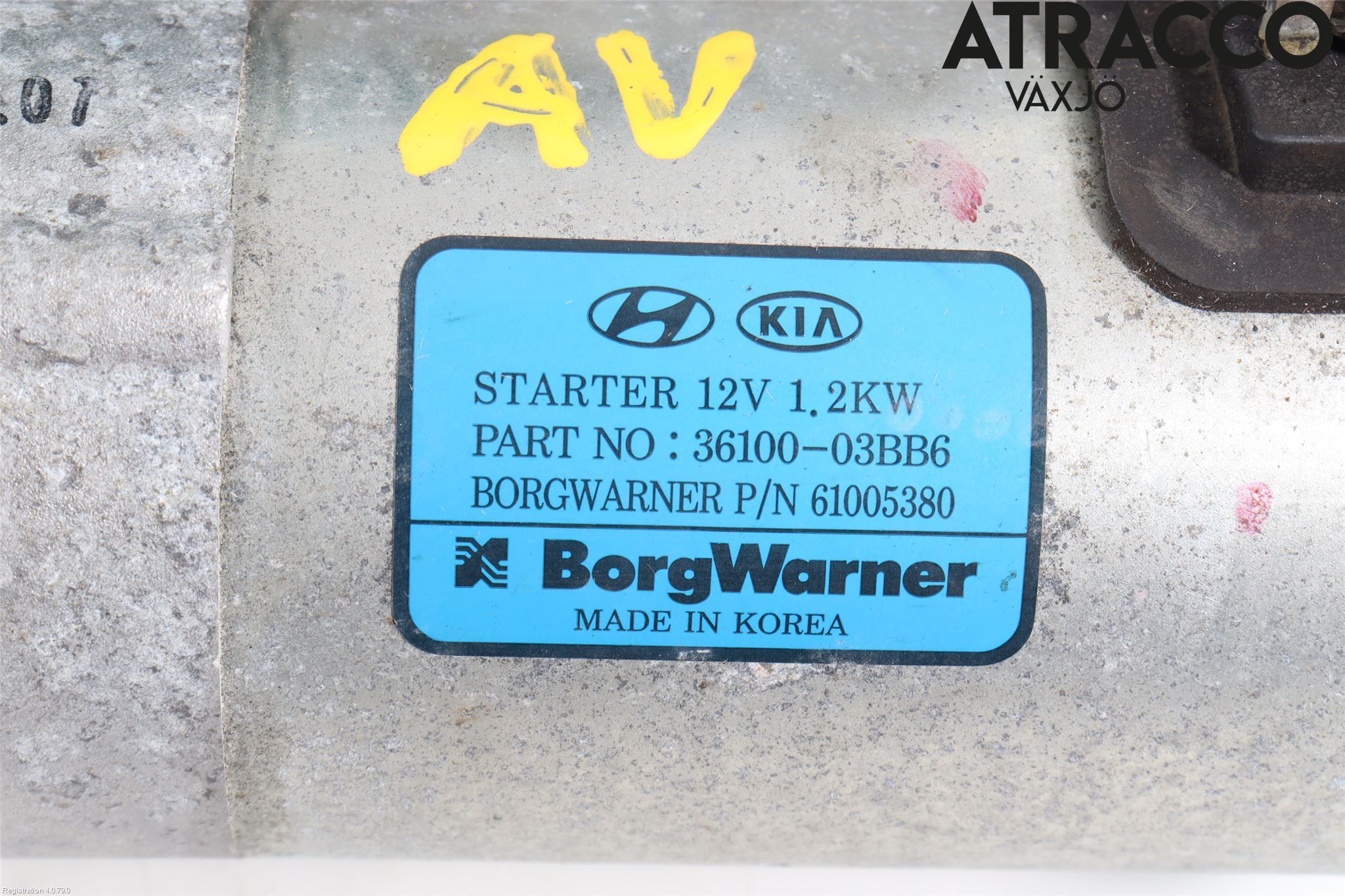 Hyundai i20 GB 15-20 Startmotor