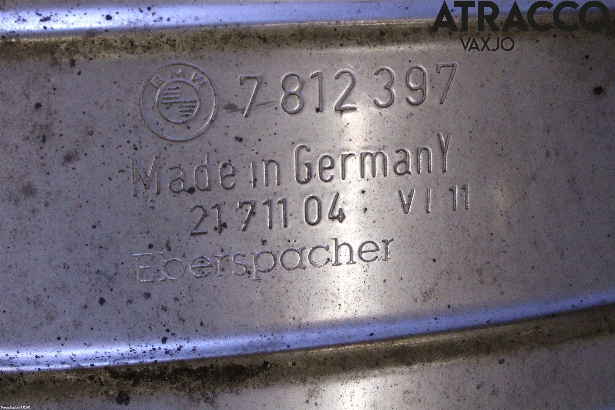 BMW 5 F10/F11/F18 09-17 Avgas Bakre Dämpare