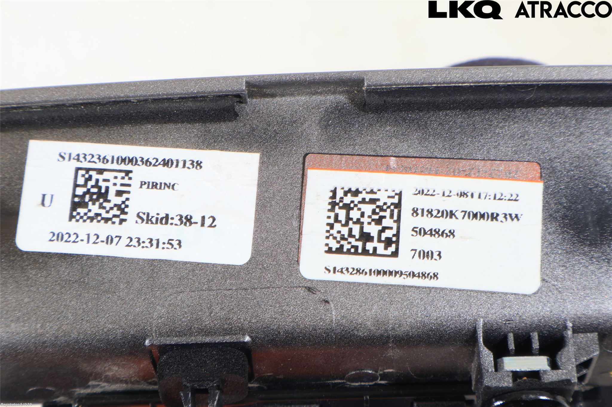 Hyundai i10 LA 20- Bakluckehandtag