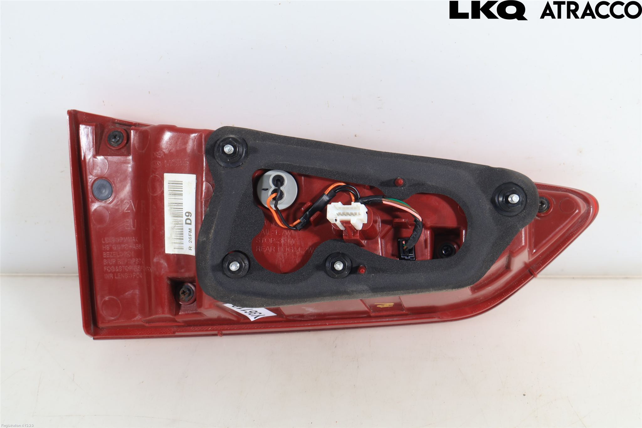 Kia OPTIMA 16-20 Bakljus Lucka Hö