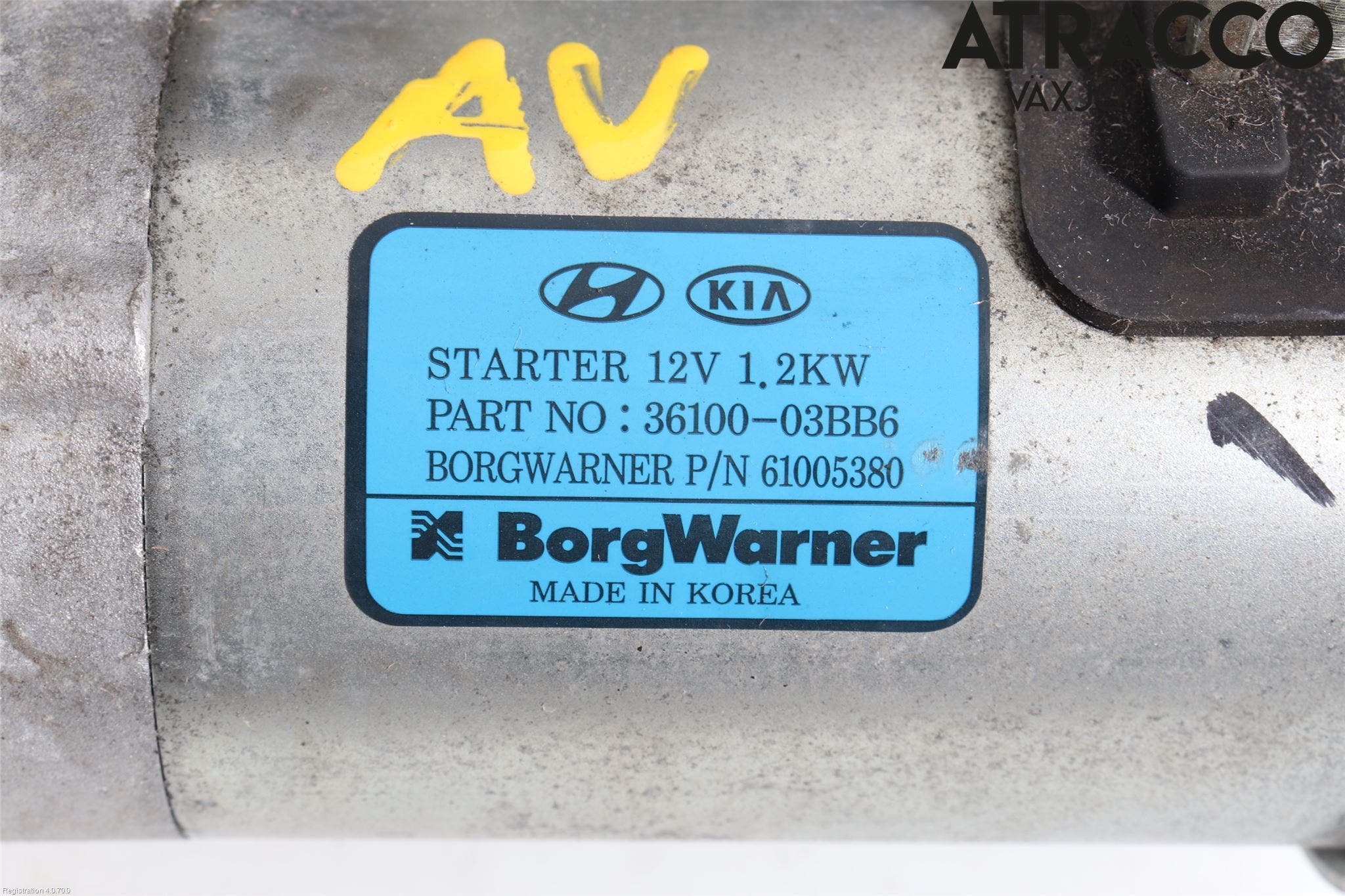 Hyundai i20 GB 15-20 Startmotor