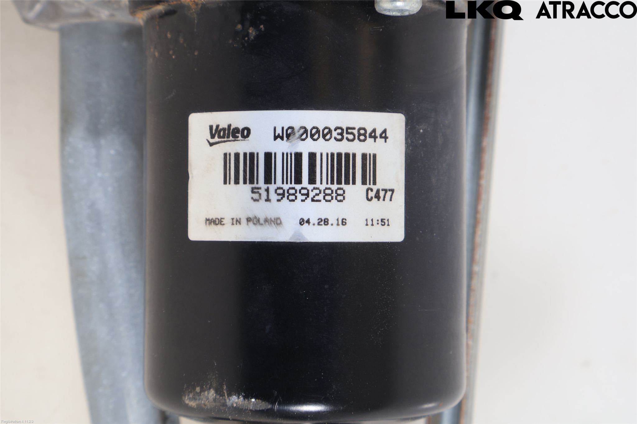 Fiat 500L 13-19 Torkarmekanism Vindruta