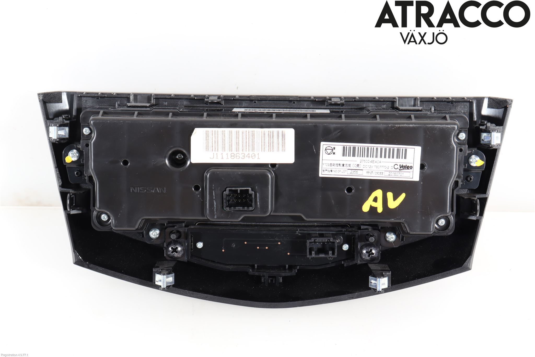 Nissan QASHQAI 14-17 Ac Styrenhet Ac Manöveren