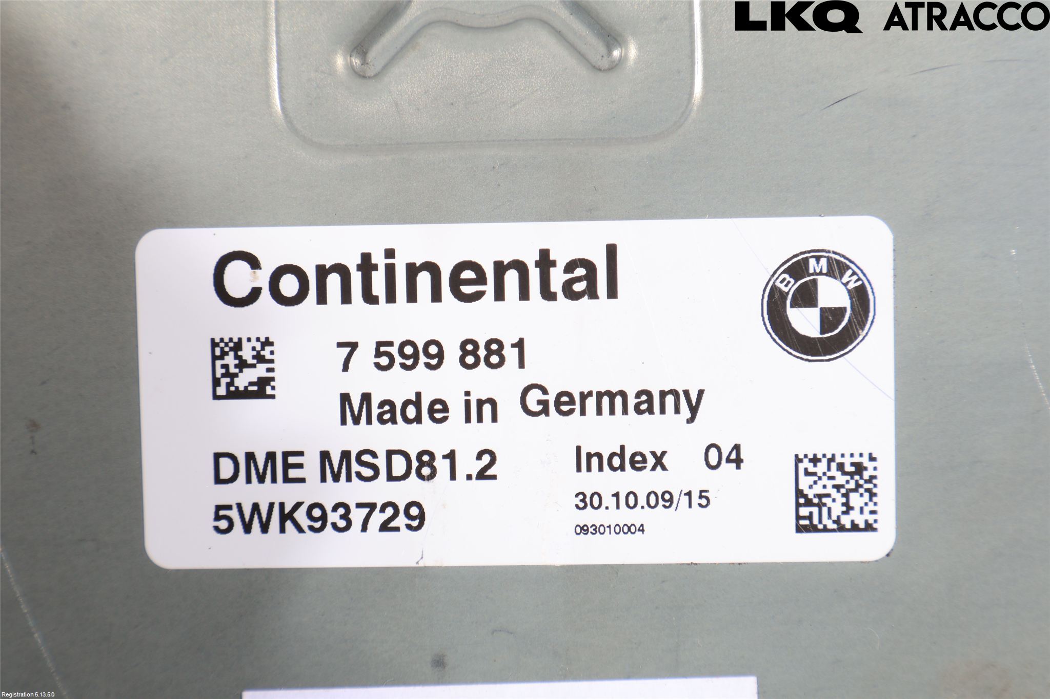 BMW 3 E90/91 SED/TOU 05-12 Styrenhet Insprut Bensin