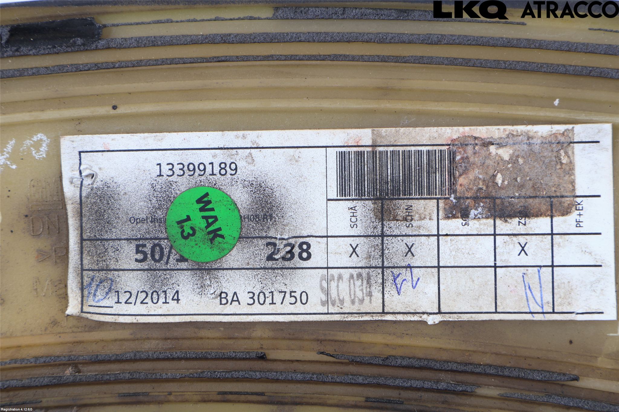 Opel INSIGNIA 09-16 List Skärmkant