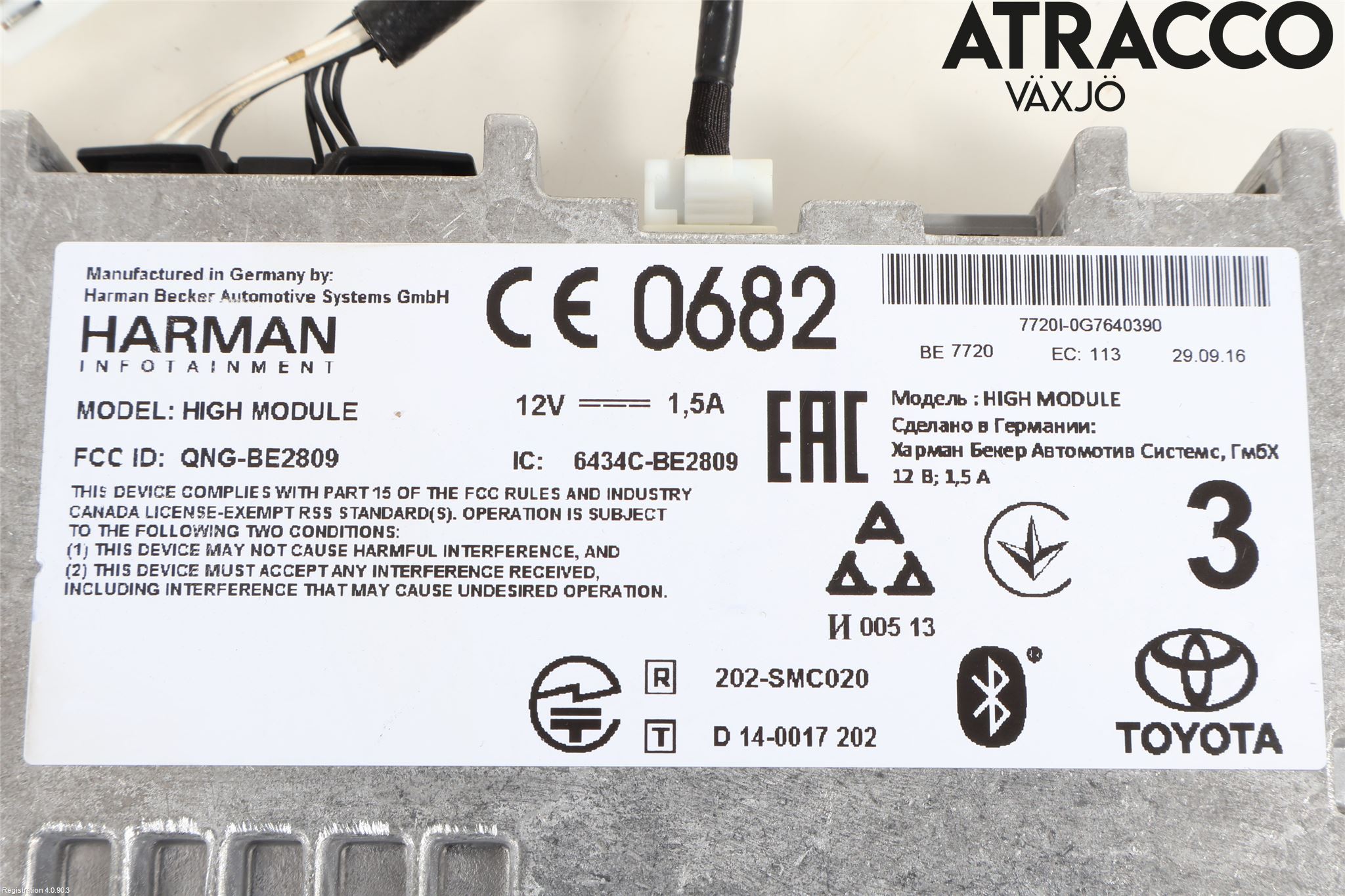 Toyota RAV4 13-18 Cd Radio - Multimediapanel