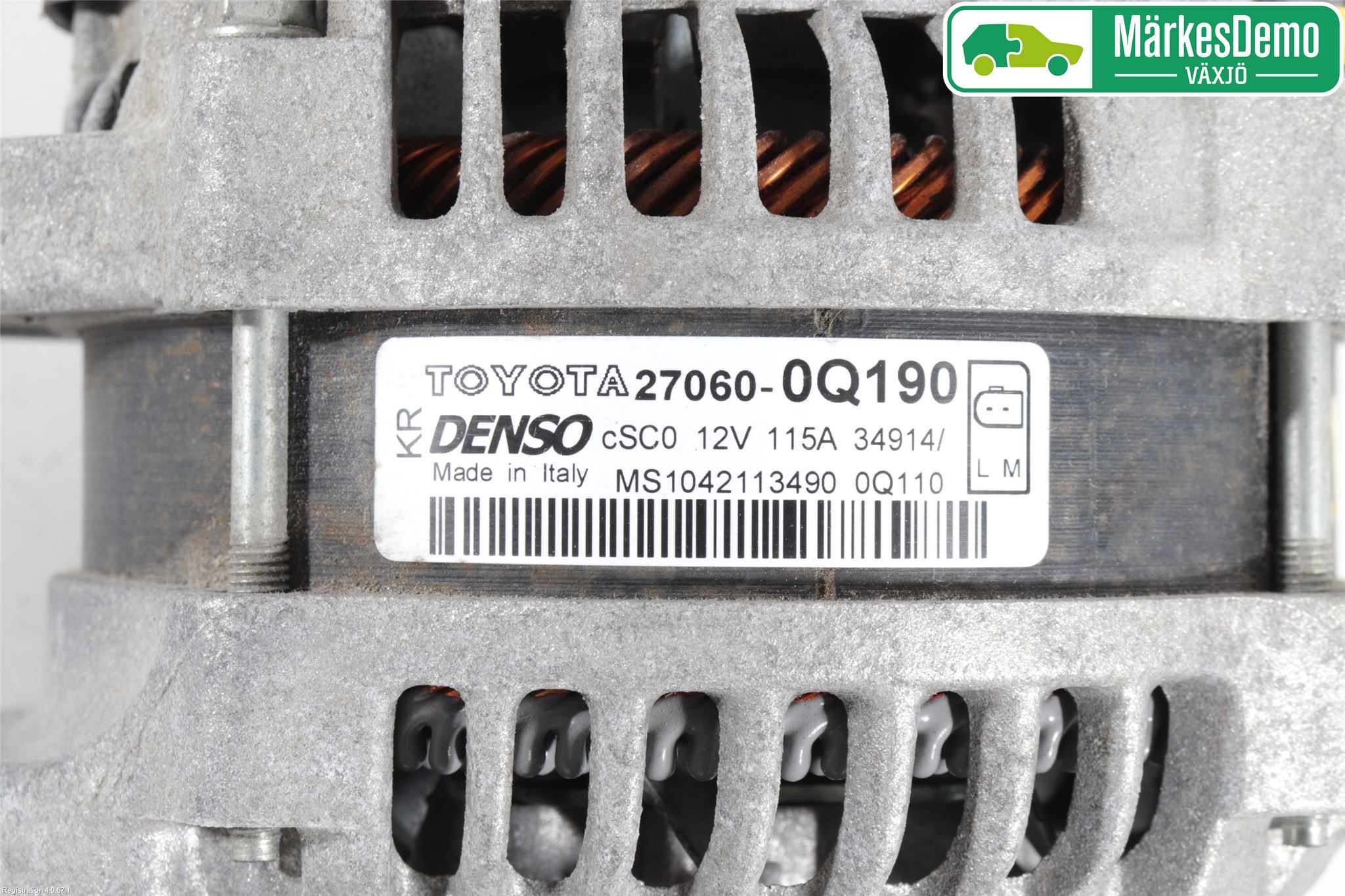 Toyota AYGO 15-21 Generator