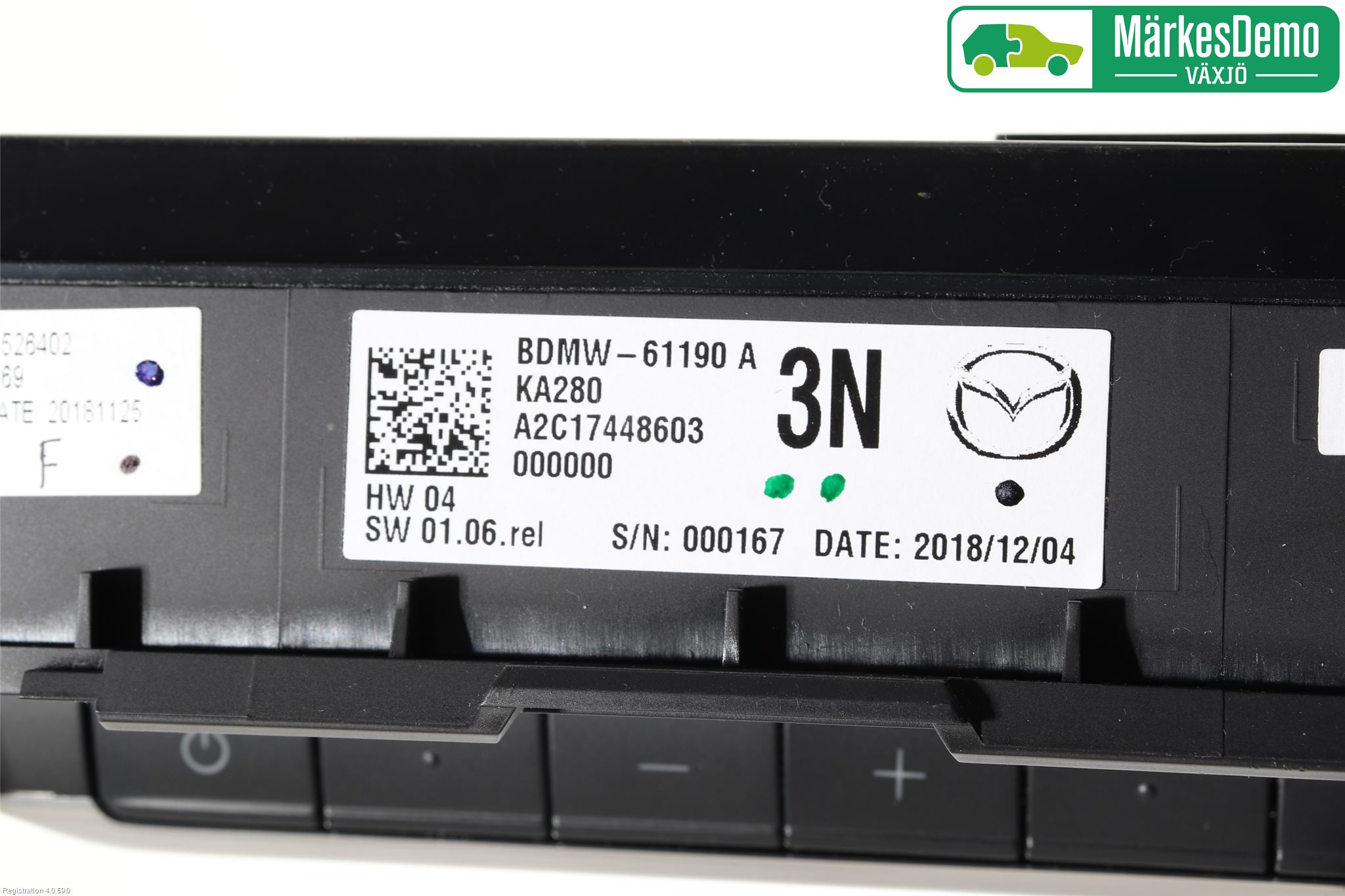 Mazda 3 IV 19- Ac Styrenhet Ac Manöveren