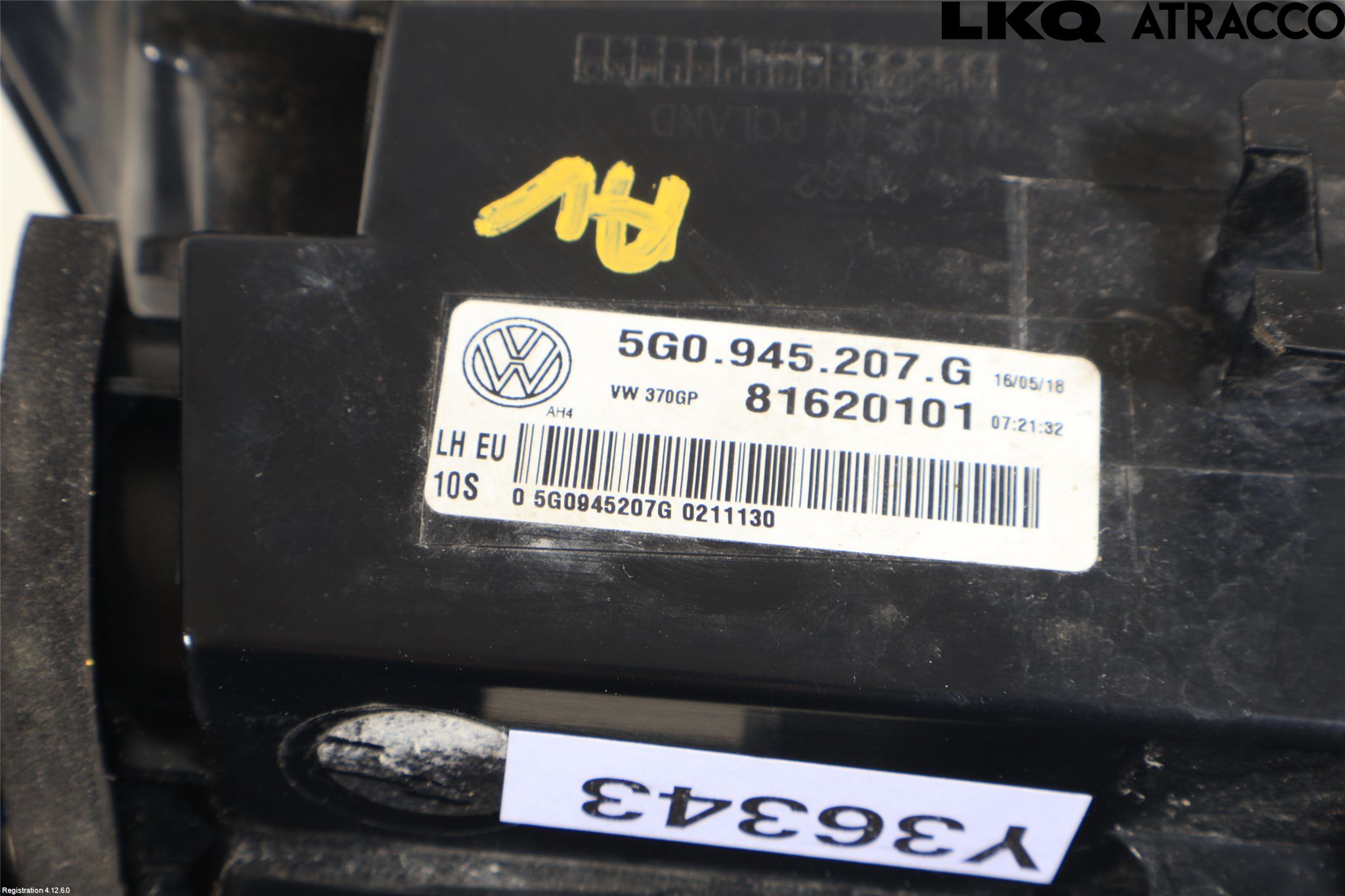 Volkswagen VW GOLF / E-GOLF VII 13-20 Bakljus Vänster