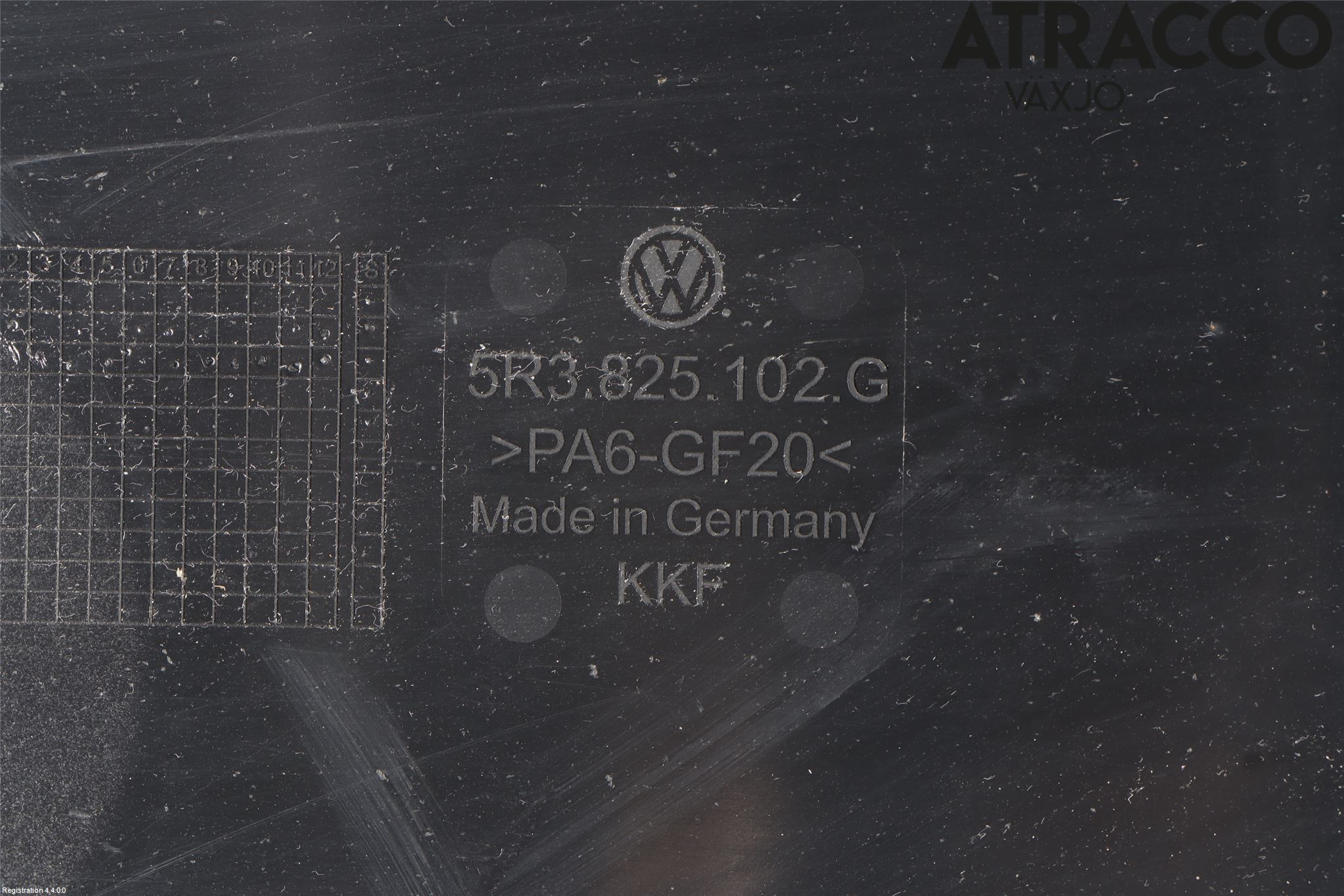 Volkswagen VW CADDY 21- Hasplåt Plåt-Plast