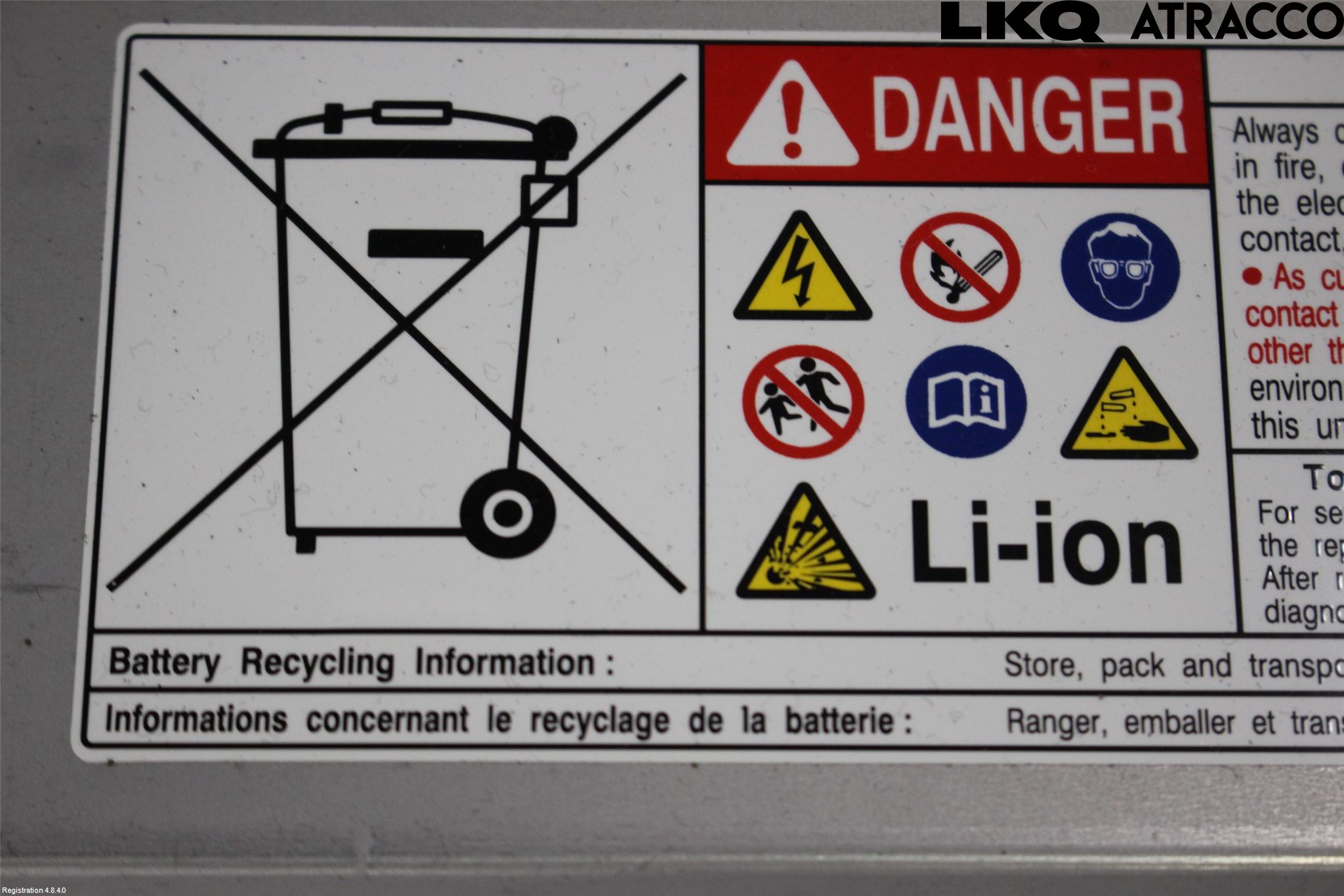 Toyota YARIS XP21 20- Batteri Högspänning