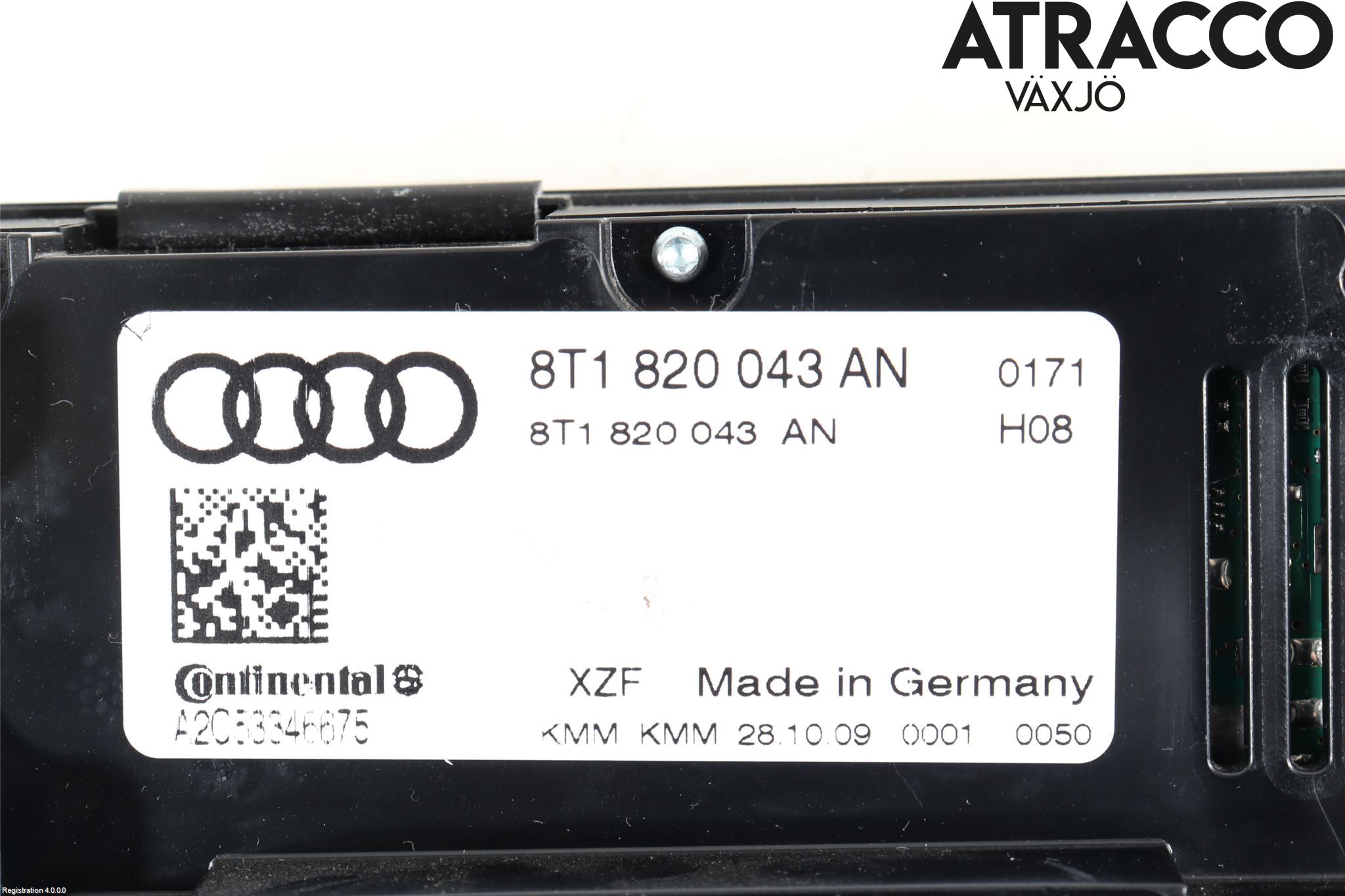 Audi A4/S4 08-11 Ac Styrenhet Ac Manöveren