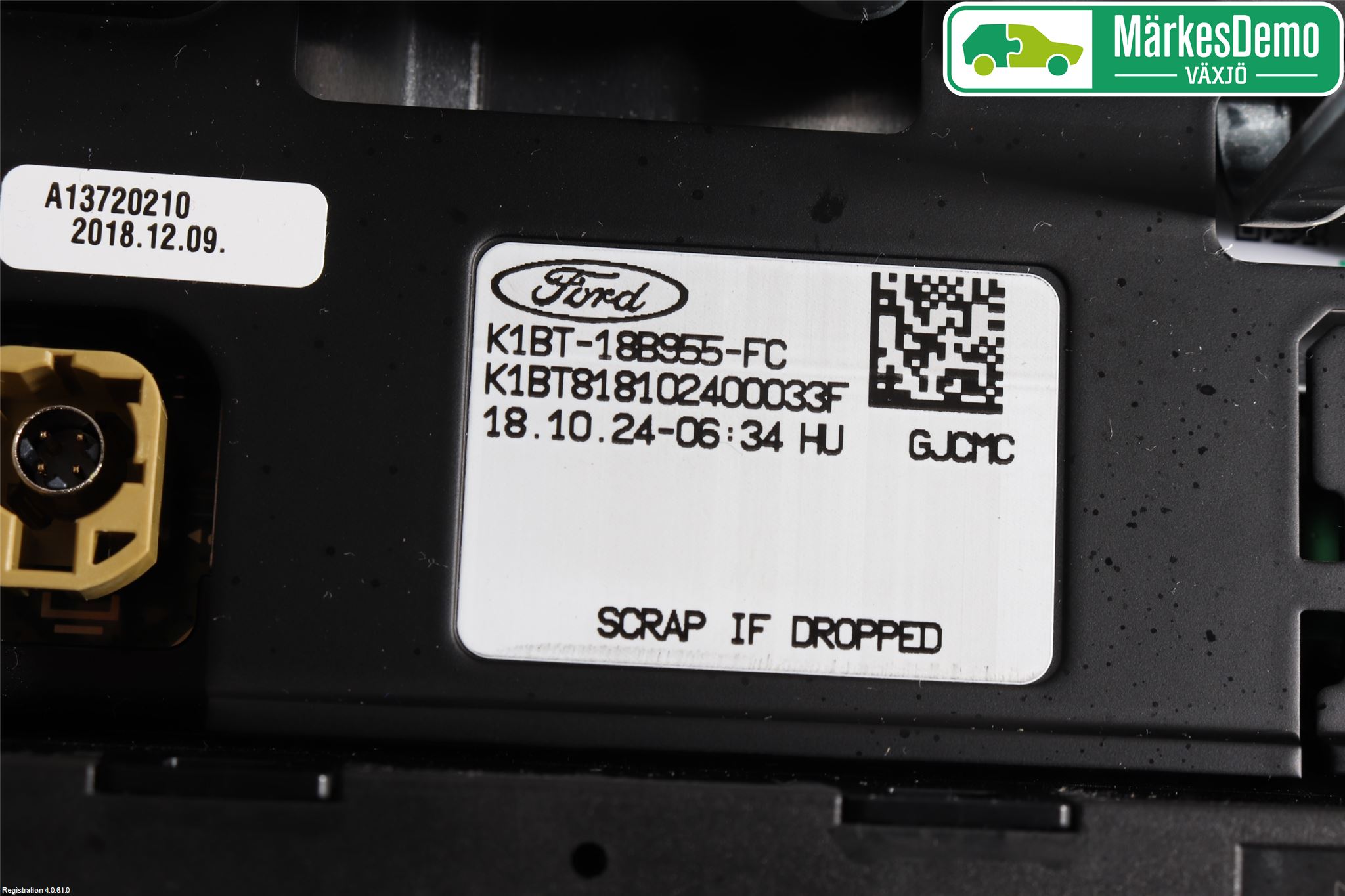 Ford FIESTA (VII) 18-23 Cd Radio - Multimediapanel