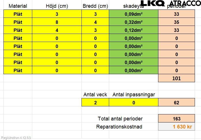 Toyota AVENSIS 09-15 Dörr Bak Vänster