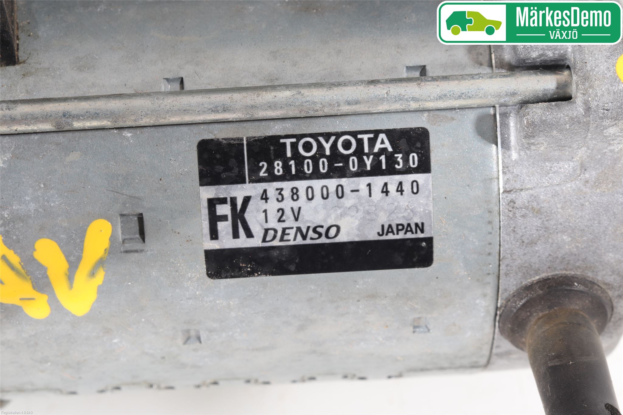 Toyota YARIS XP130 15-20 Startmotor