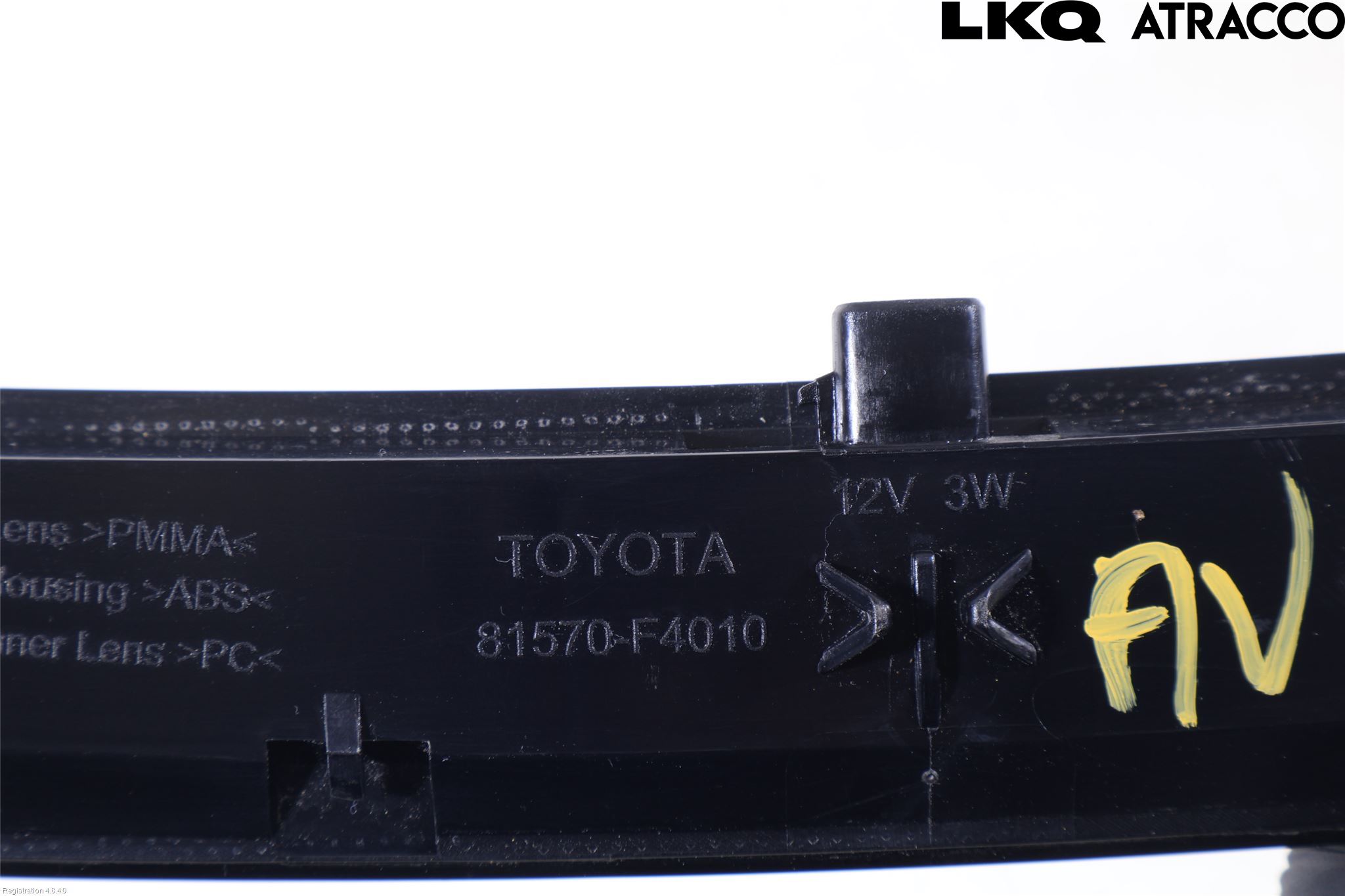 Toyota C-HR 16-23 Bromsljus Bakruta
