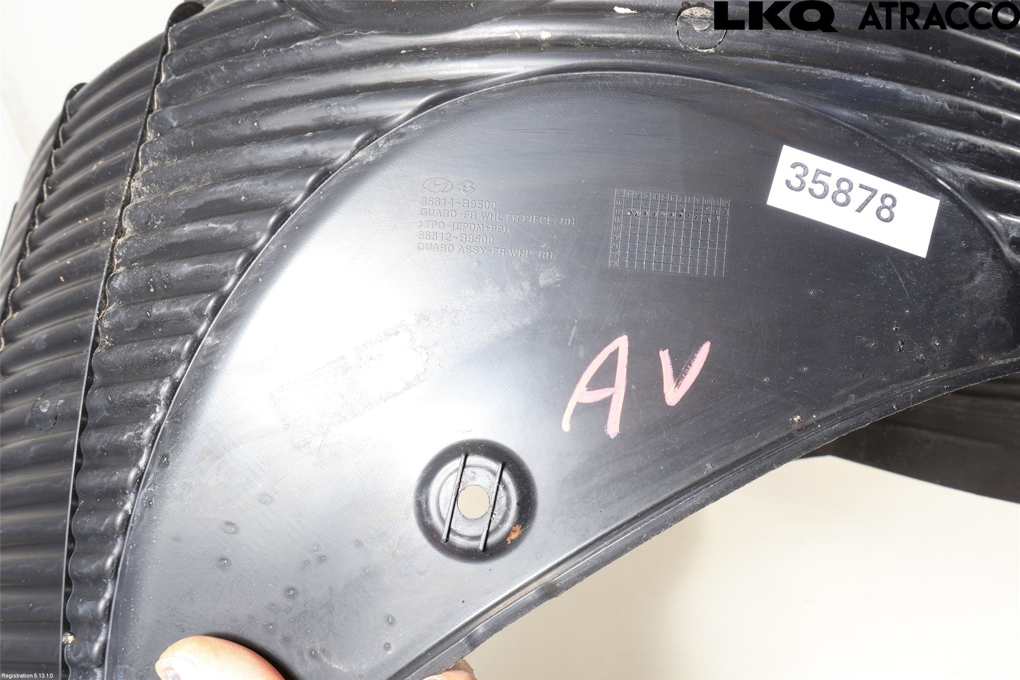 Hyundai i10 BA 17-20 Skärm Inner