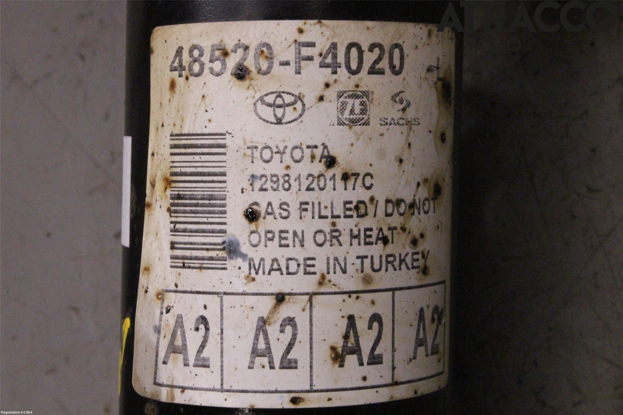 Toyota C-HR 16-23 Fjäderben Fram Vänster