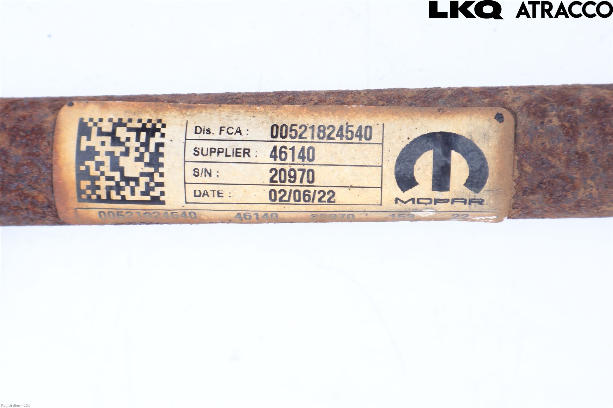 Fiat 500e 20- Drivaxel Fram Vänster